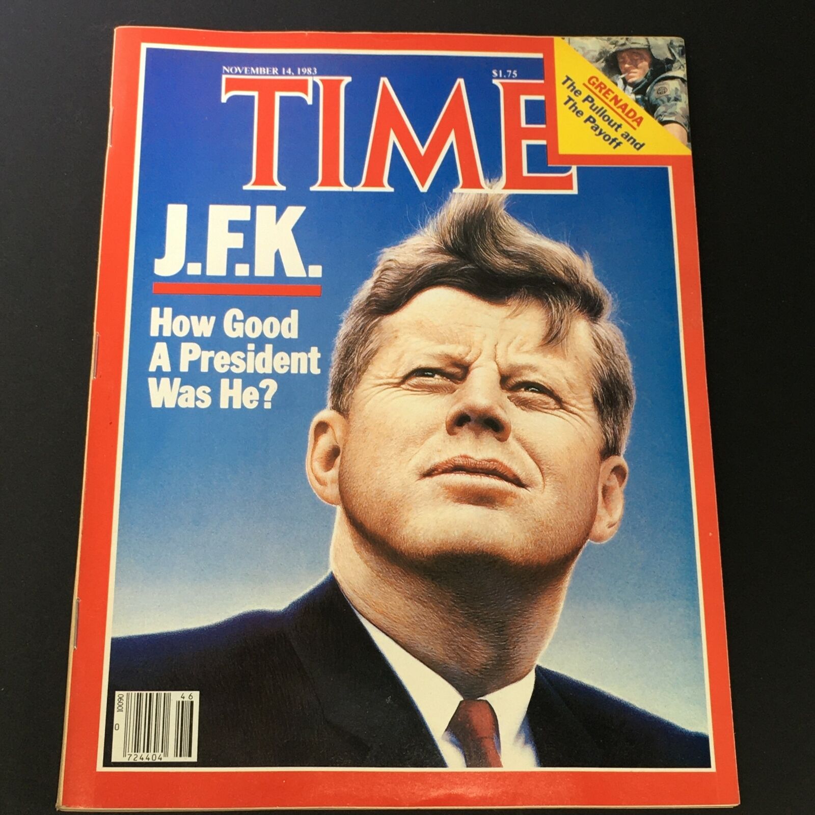 VTG Time Magazine November 14 1983 - John F. Kennedy / Grenada / Newsstand