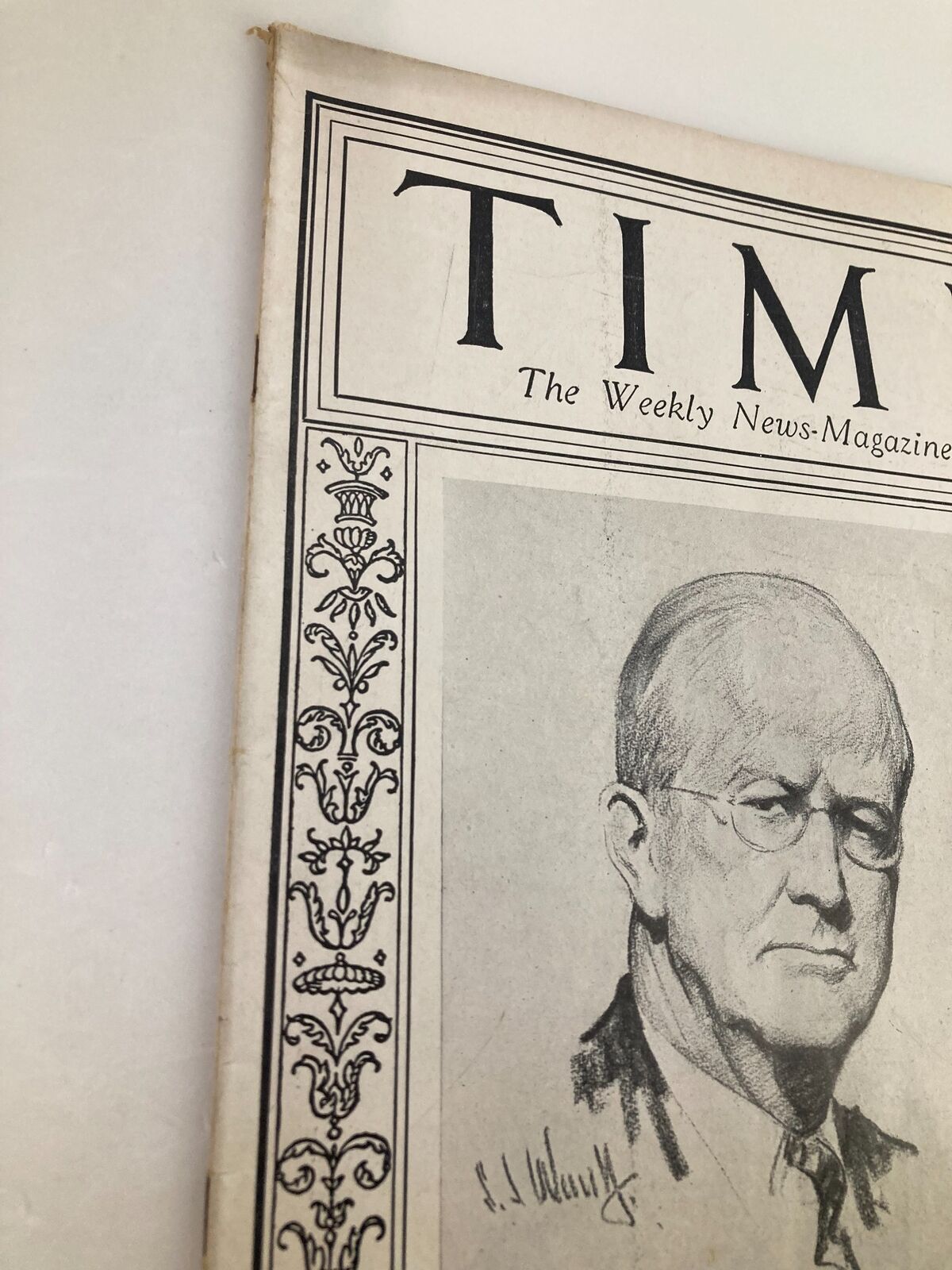 VTG Time Magazine August 16 1926 Vol 8 #7 Arthur Brisbane Cover