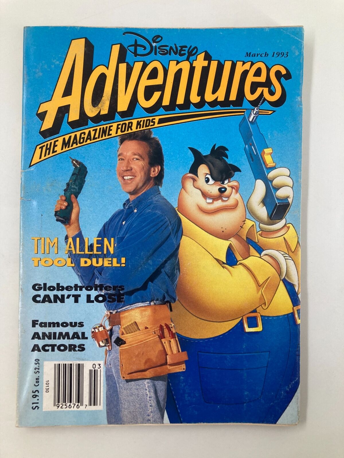 Disney Adventures Magazine March 1993 Tim Allen Tool Duel No Label