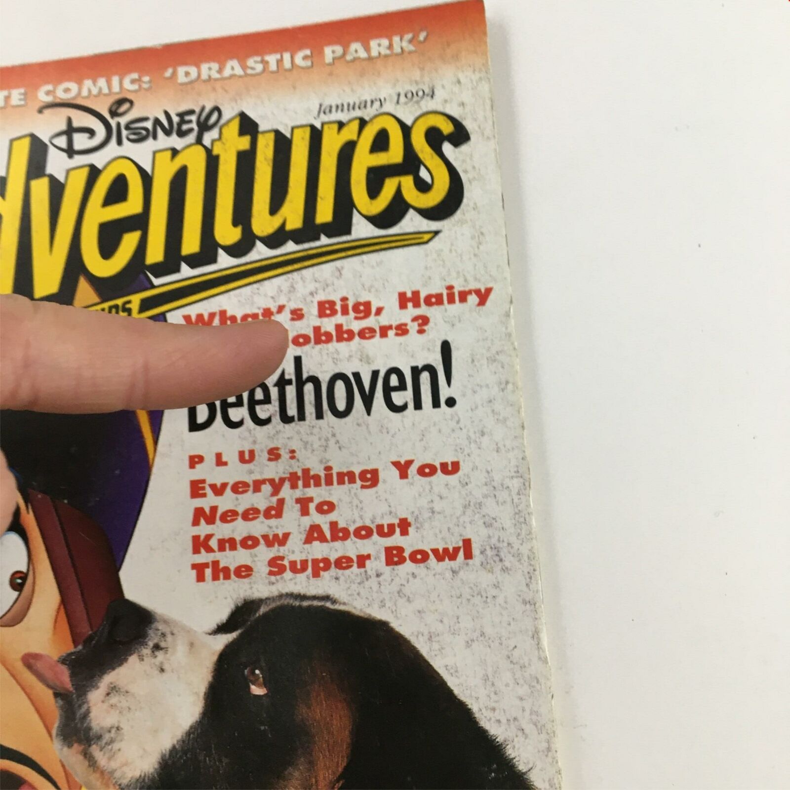 Disney Adventures Magazine January 1994 Jafar of Aladdin and Beethoven