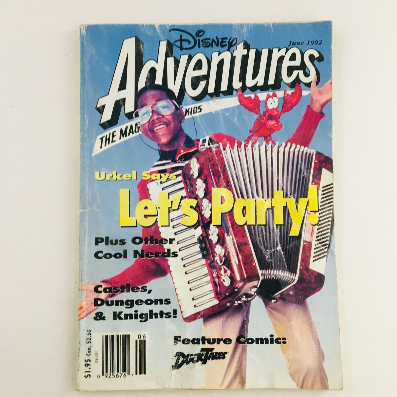 Disney Adventures Magazine June 1992 Family Matters' Jaleel White, No Label