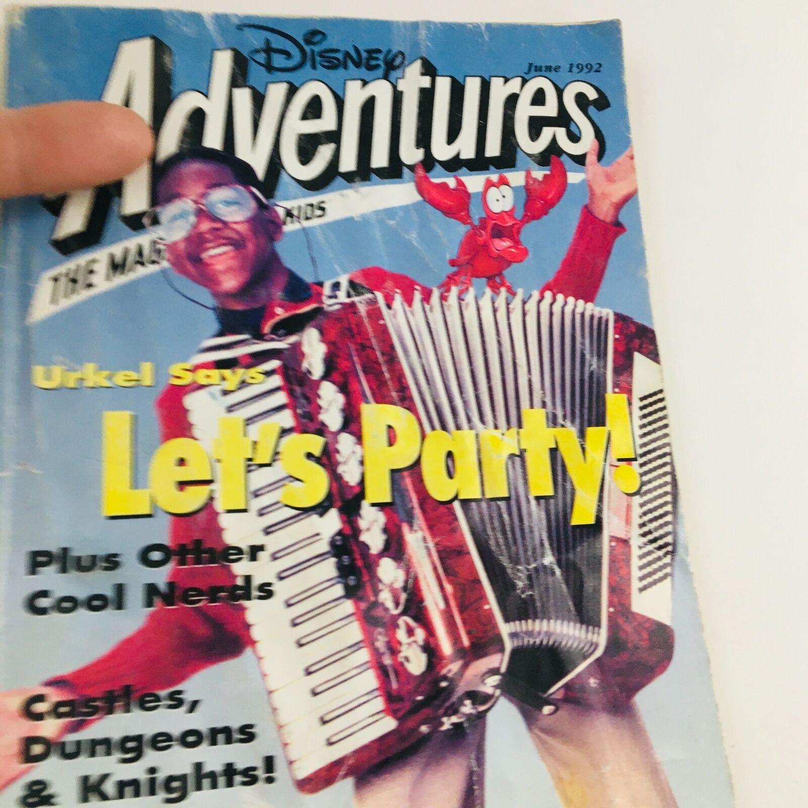 Disney Adventures Magazine June 1992 Family Matters' Jaleel White, No Label