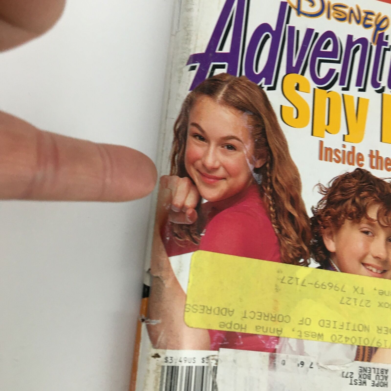 Disney Adventures Magazine April 2001 Inside The New Movie of Spy Kids