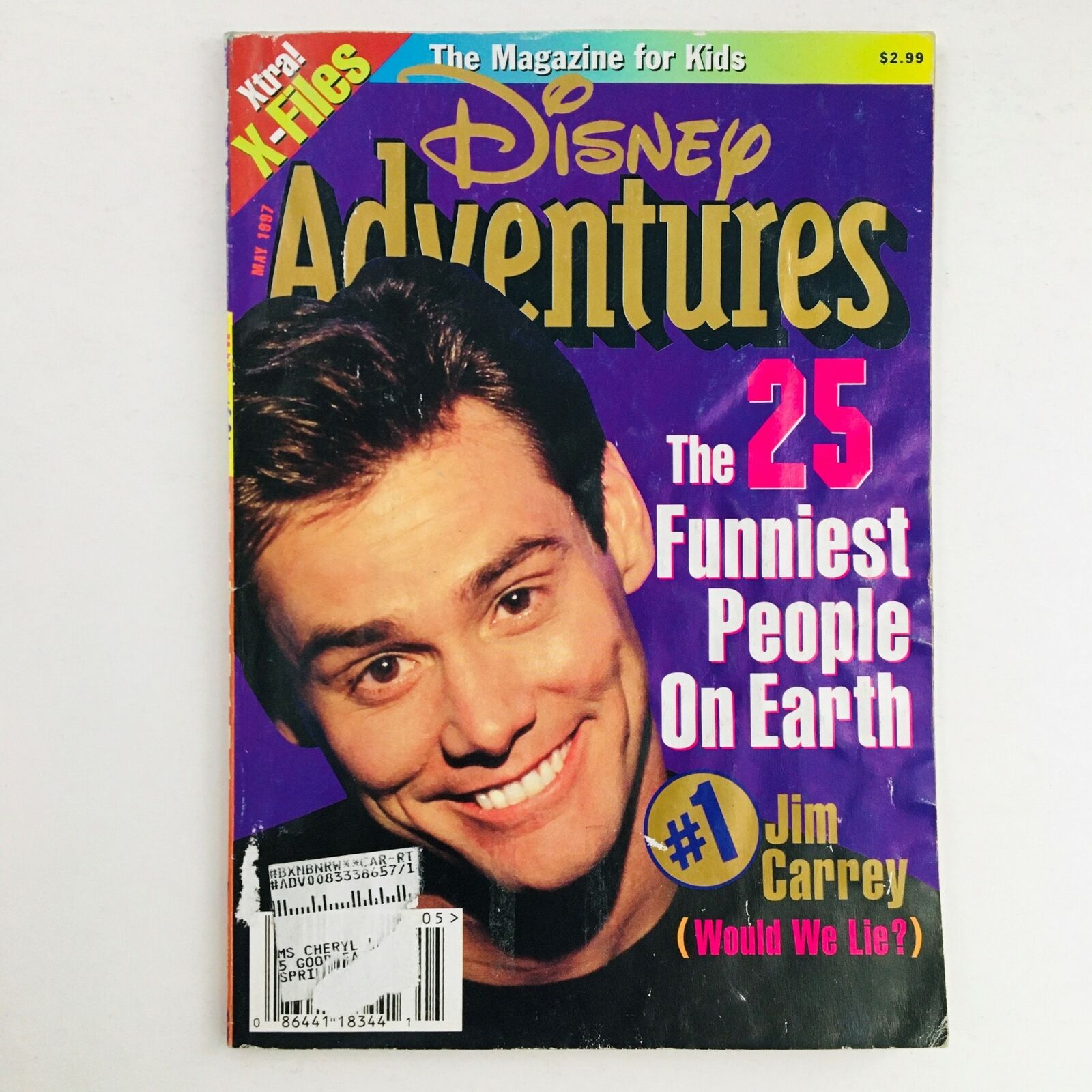 Disney Adventures Magazine May 1997 Funniest People on Earth #1 Jim Carrey