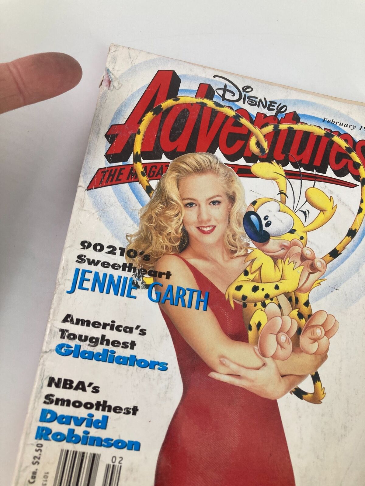 Disney Adventures Magazine February 1993 Jennie Garth & David Robinson No Label