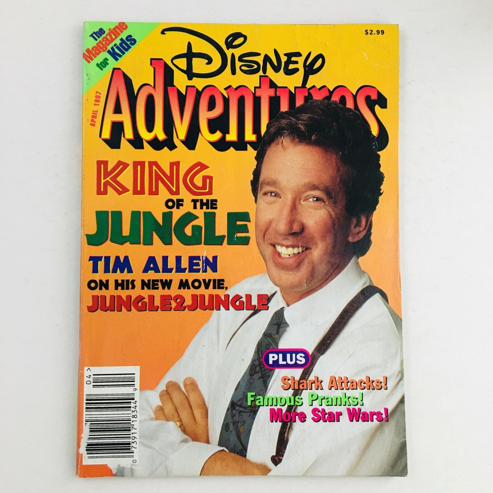 Disney Adventures Magazine April 1997 King of the Jungle Tim Allen, No Label