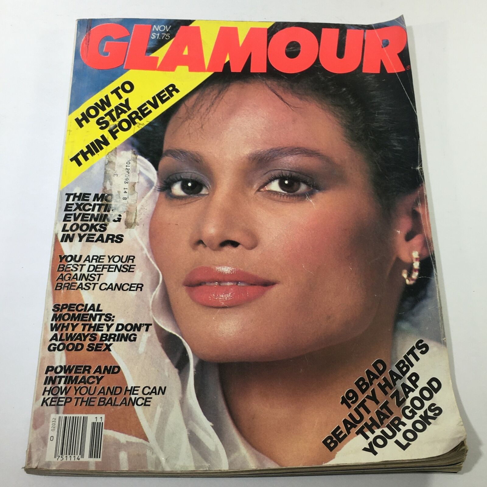 VTG Mademoiselle Magazine: November 1982 - Beverly Johnson Beautiful Cover