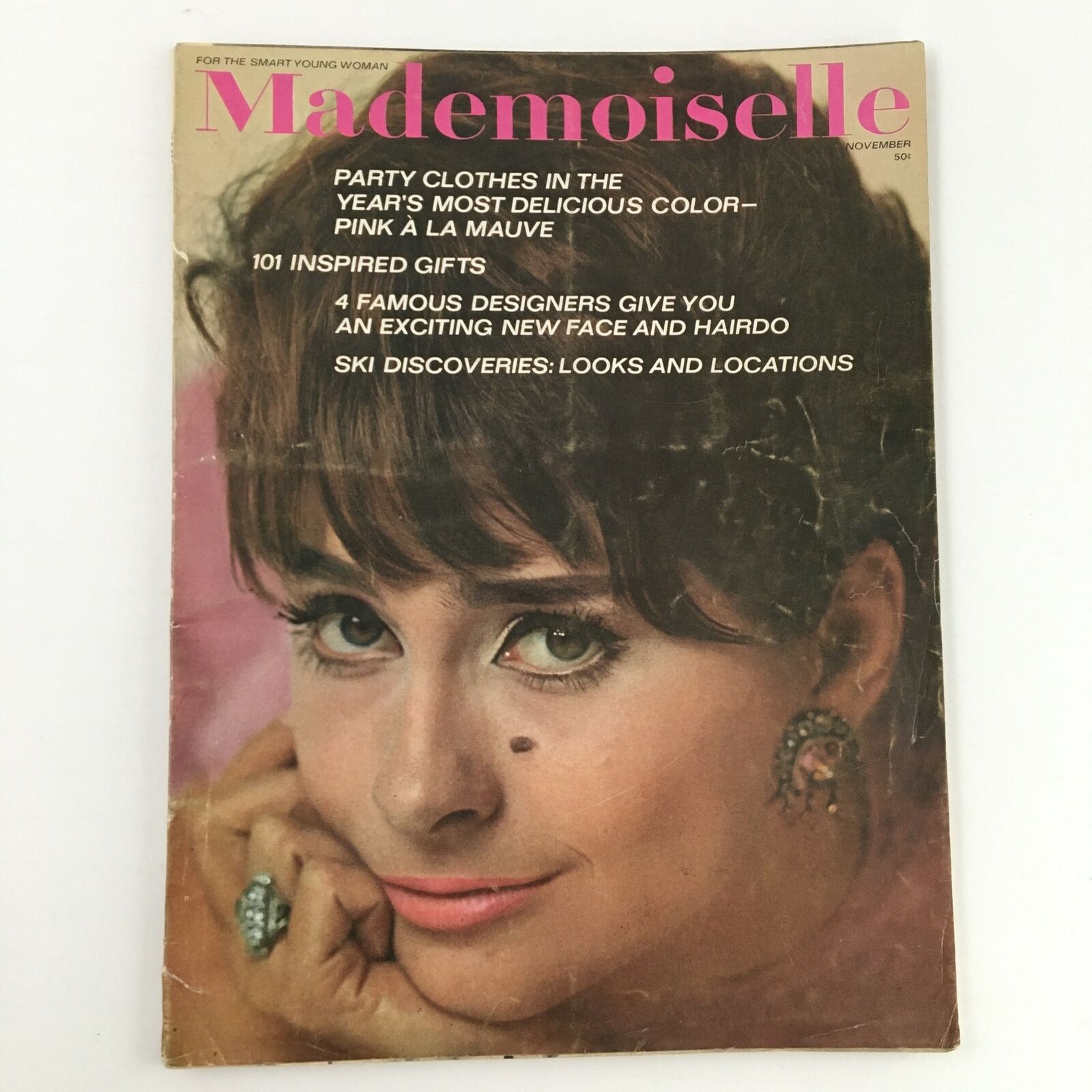 Mademoiselle Magazine November 1962 Actress Elizabeth Ashley Cover No Label