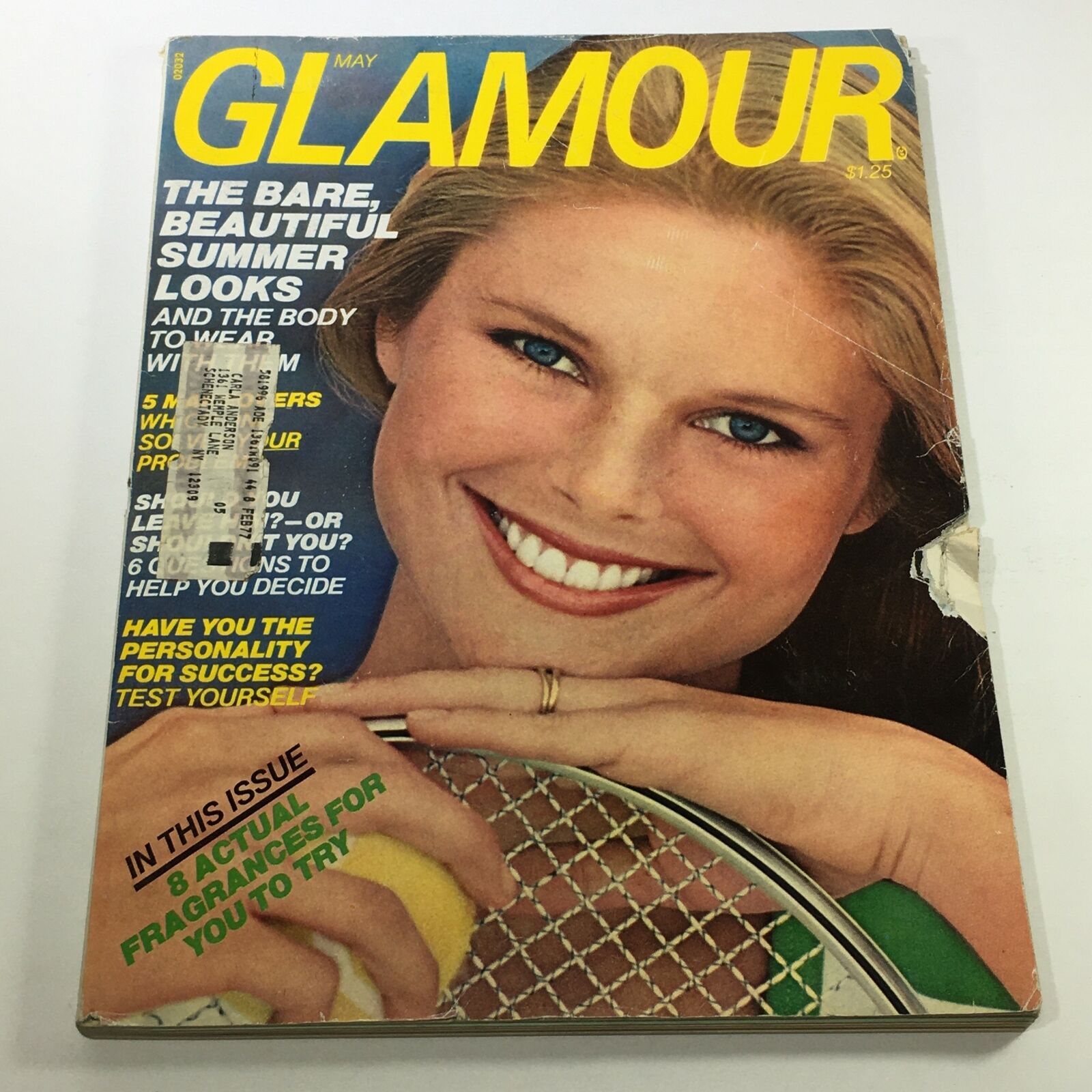 VTG Glamour Magazine: May 1976 - Christie Brinkley Fashion Cover