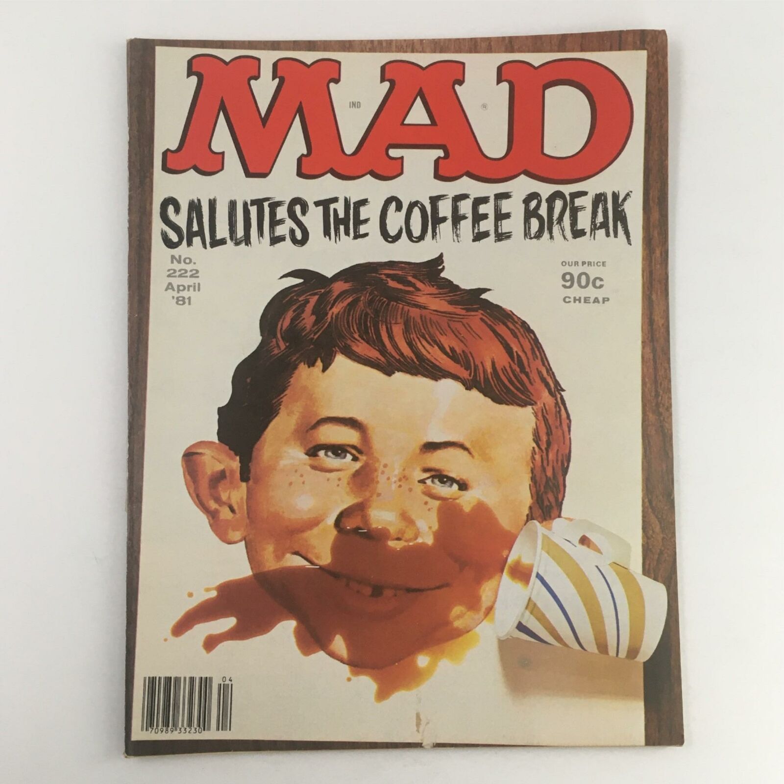 Mad Magazine April 1981 No. 222 Salutes The Coffee Break  VG Very Good