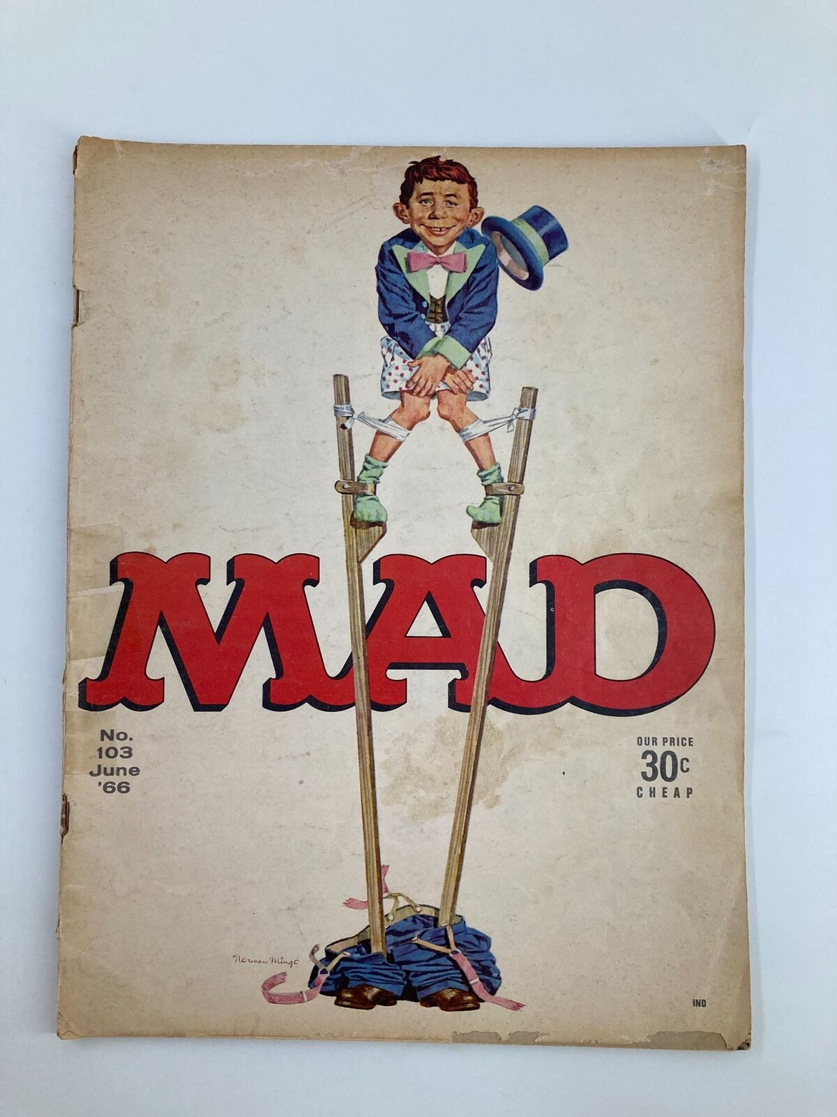 Mad Magazine June 1966 No. 103 The Agony and The Agony Very Good VG 4.0