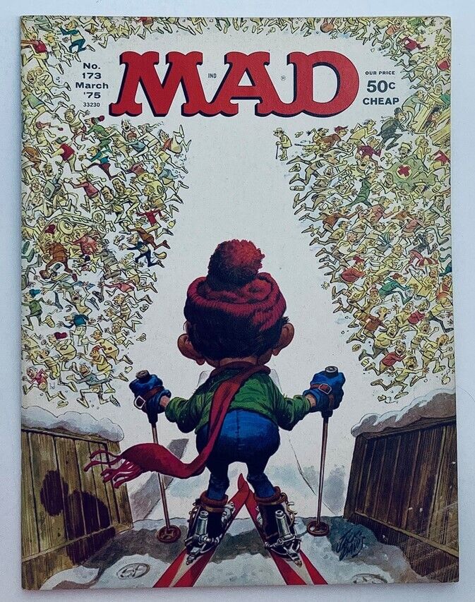 Mad Magazine March 1975 No. 173 Chinaclown A Movie Satire 6.0 FN Fine No Label