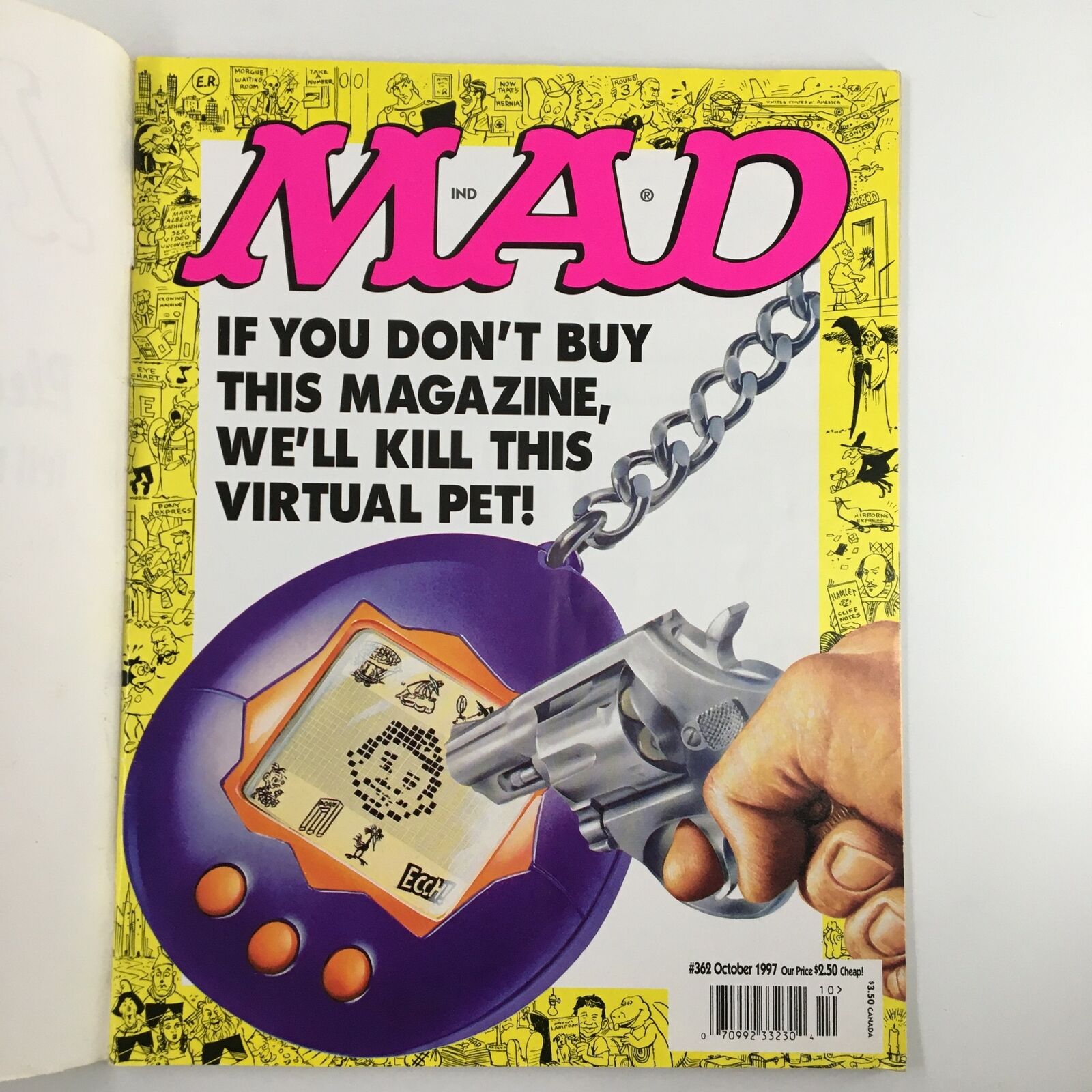 Mad Magazine October 1997 We'll Kill This Virtual Pet FN Fine 6.0