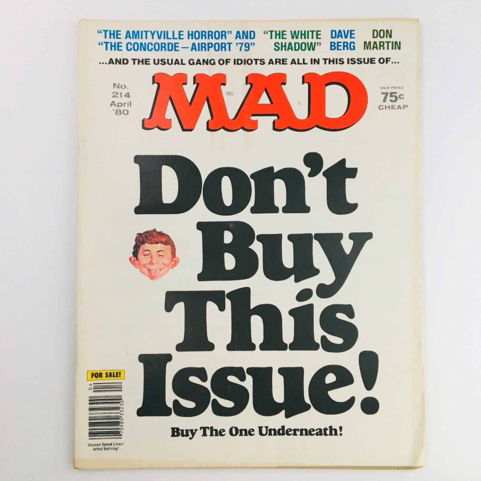 Mad Magazine April 1980 No. 214 Don't Buy This Issue Fine/FN 6.0