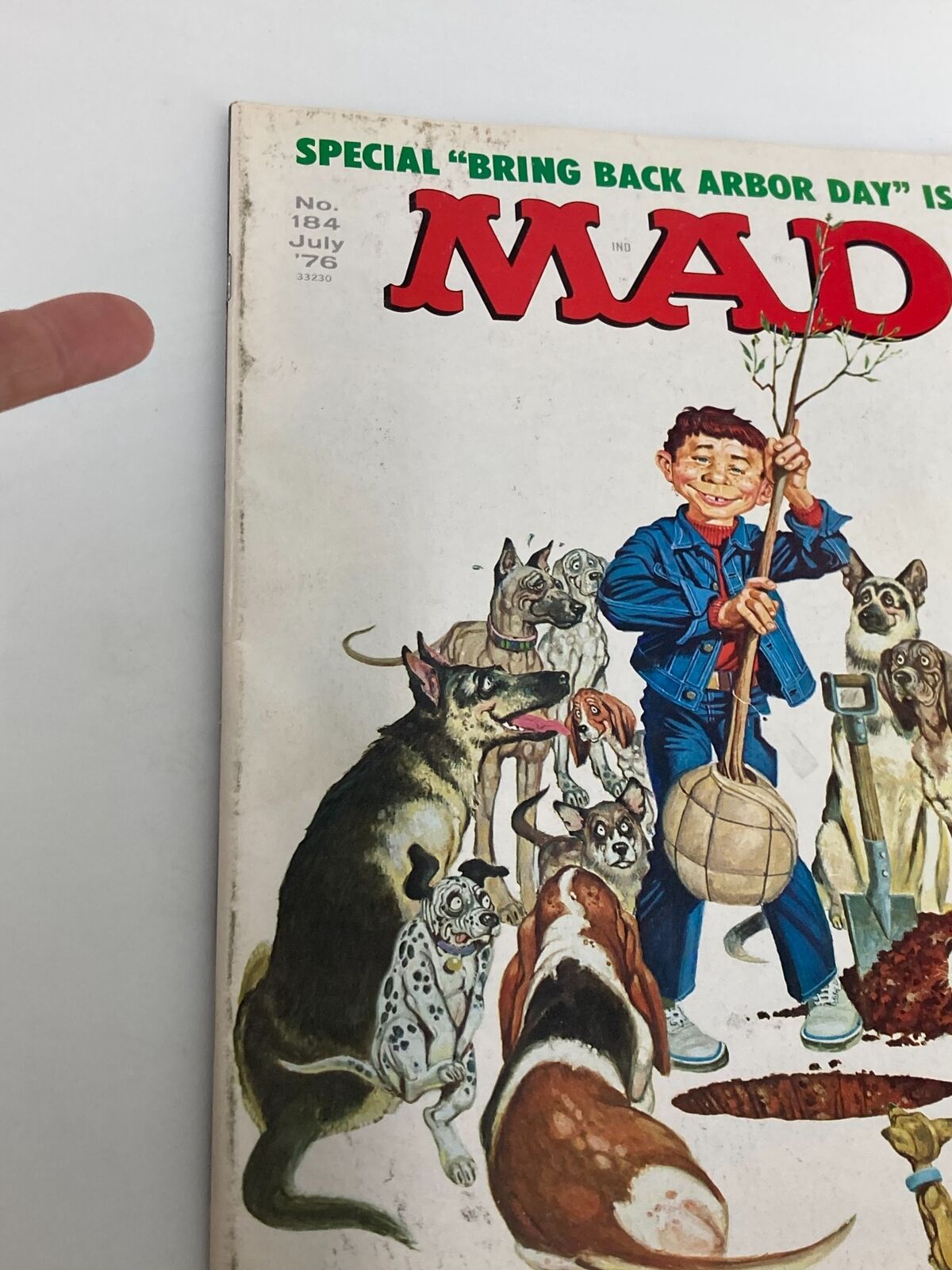 Mad Magazine July 1976 No. 184 Bring Back Arbor Day VG Very Good 4.0 No Label