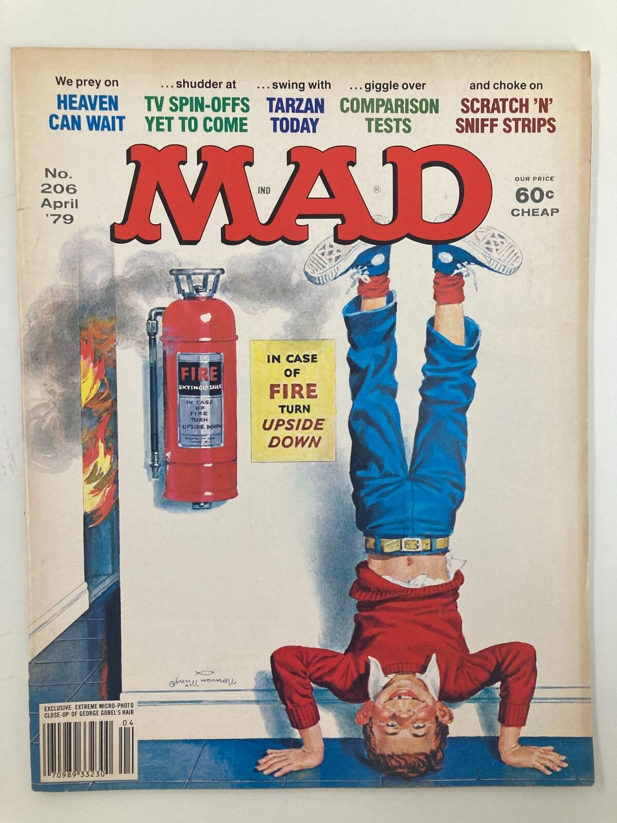 Mad Magazine April 1979 No. 206 Turn Upside Down Fine FN 6.0 No Label