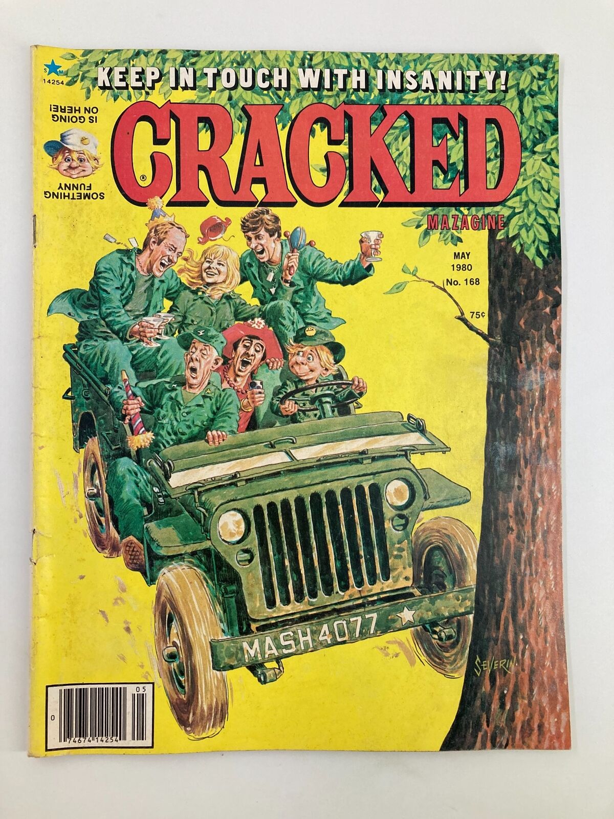 Cracked Humor Magazine May 1980 No. 168 Keep In Touch with Insanity Fine FN 6.0