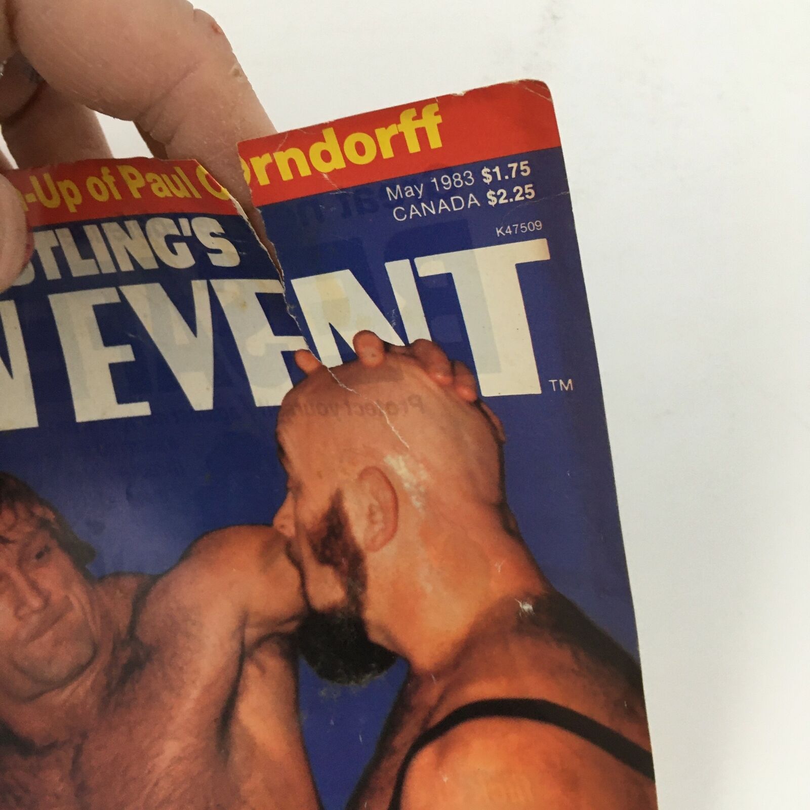 Wrestling's Main Event Magazine May 1983 Paul Orndorrff & Ivan Koloff, No Label