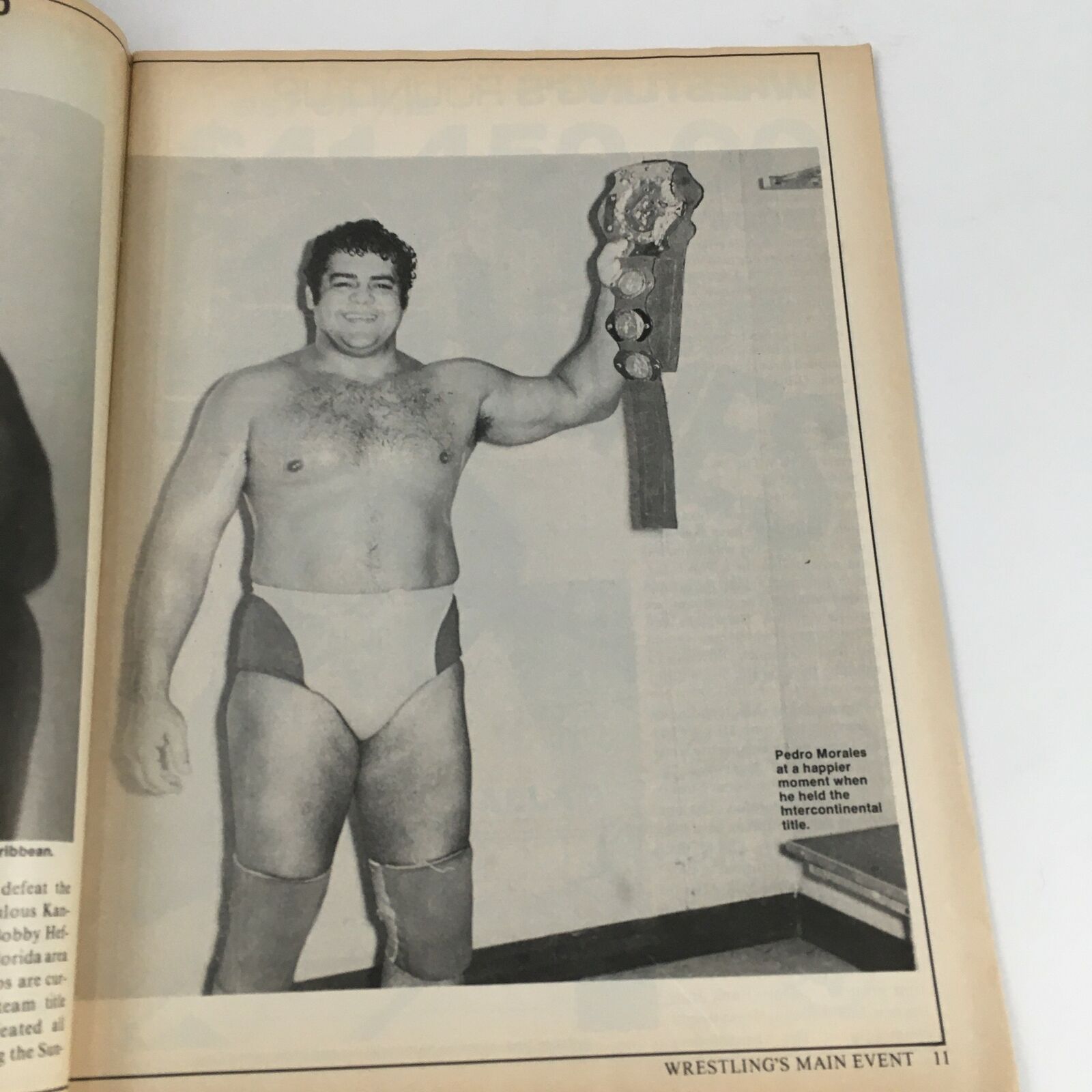 Wrestling's Main Event Magazine May 1983 Paul Orndorrff & Ivan Koloff, No Label