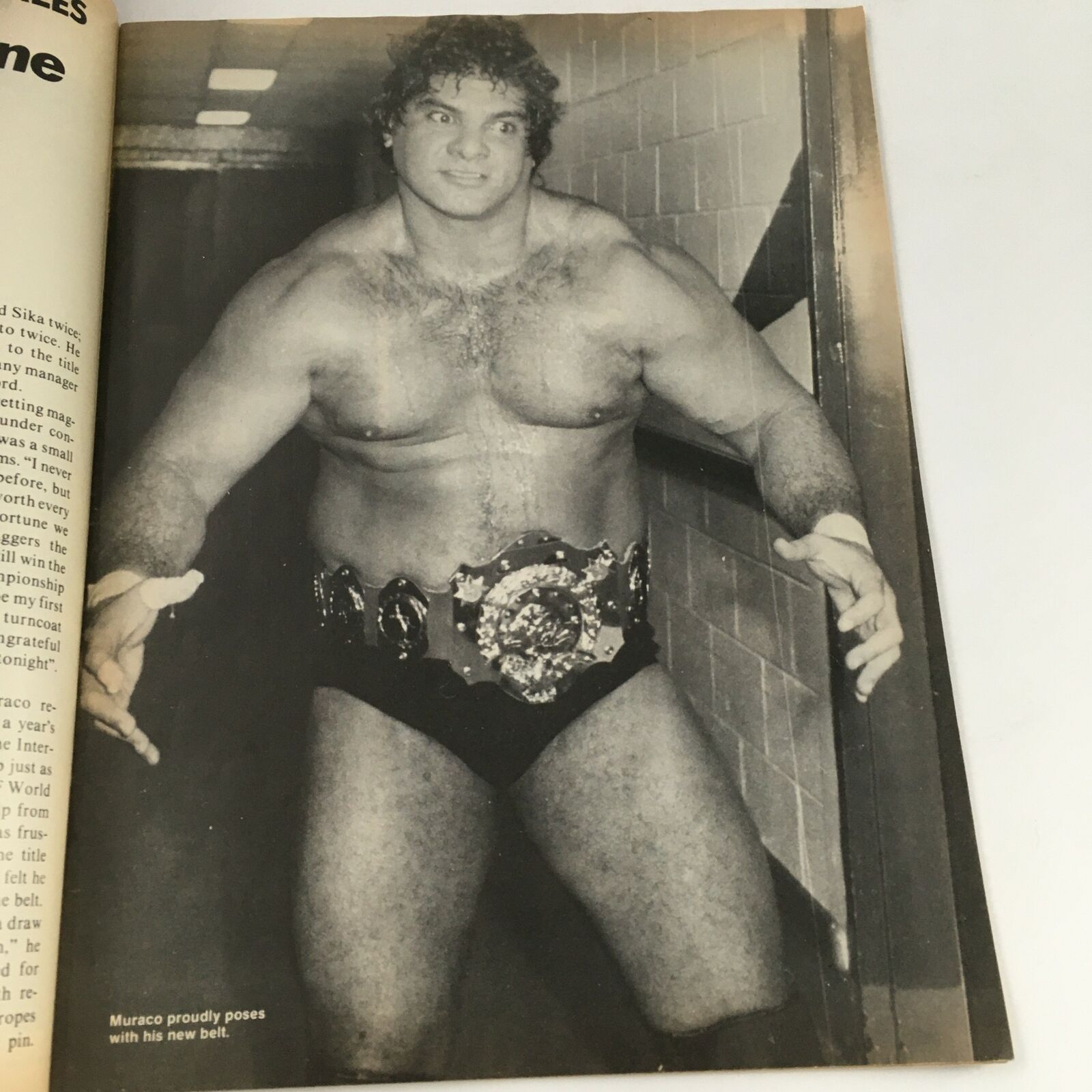 Wrestling's Main Event Magazine May 1983 Paul Orndorrff & Ivan Koloff, No Label