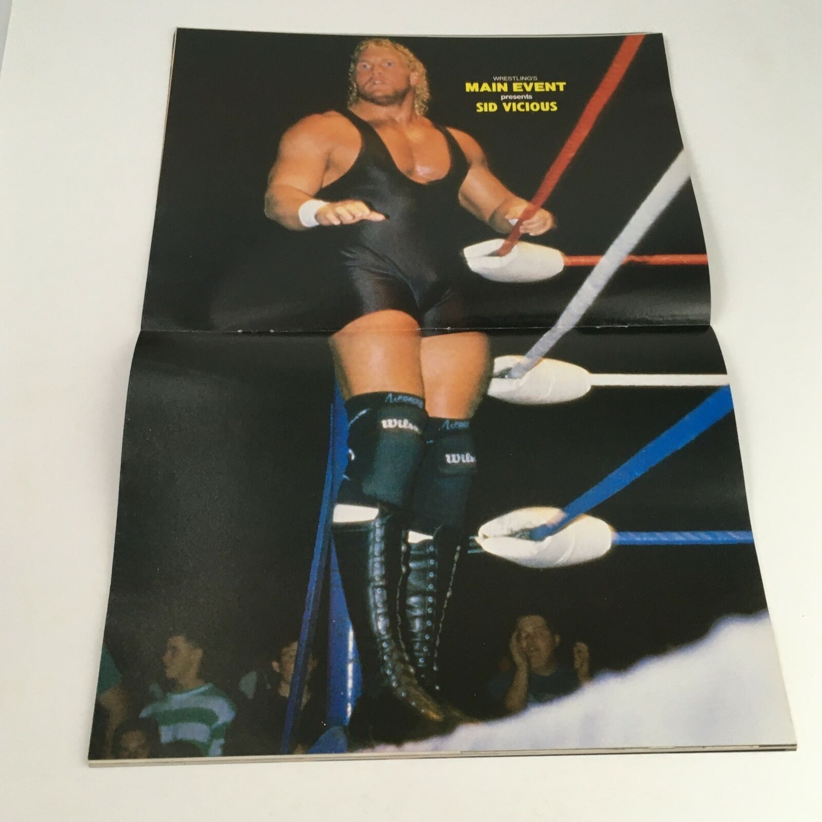 Wrestling's Main Event Magazine March 1991 The Steiners, w Poster No Label