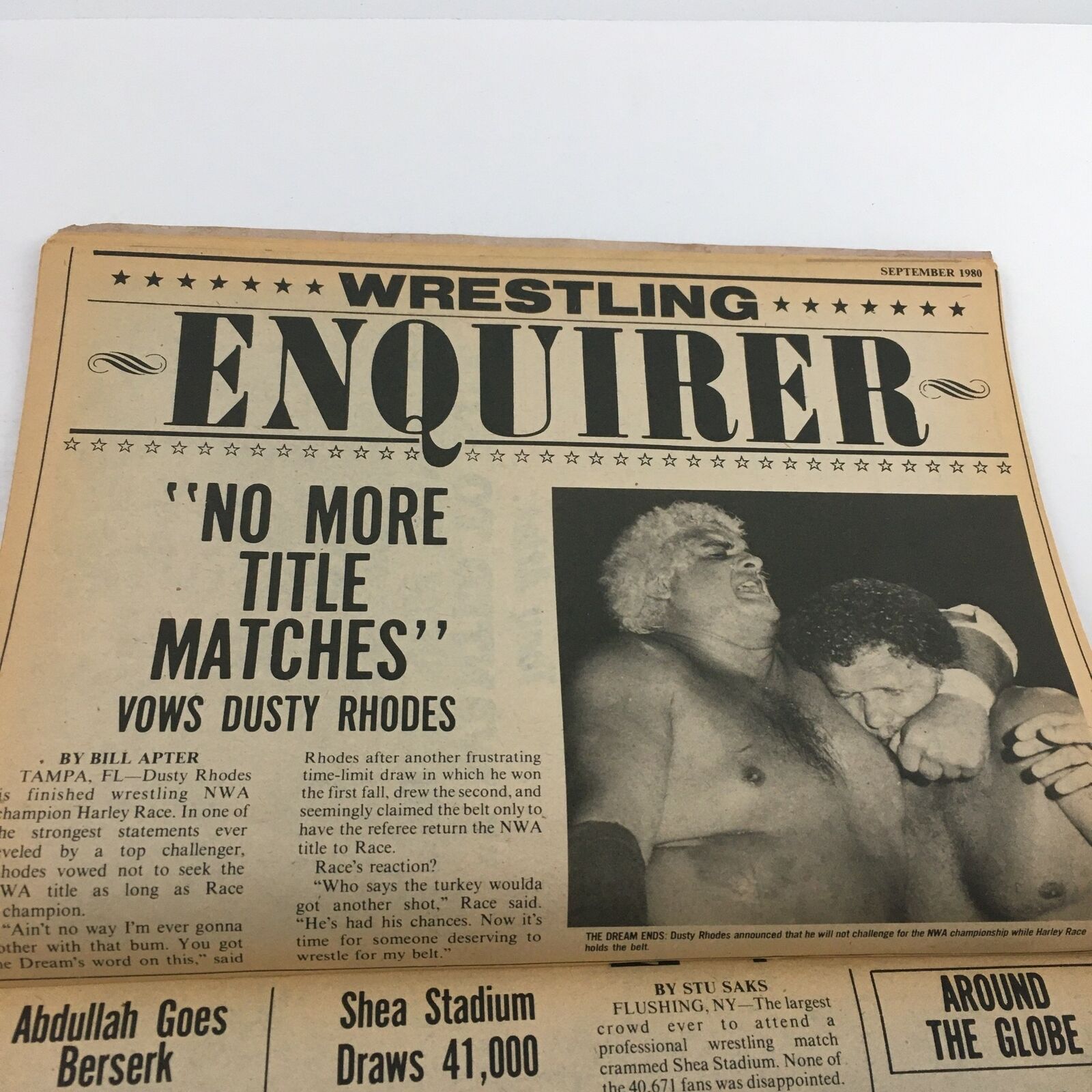 Pro Wrestling Illustrated Magazine December 1980 Tony Atlas & Baron Van Raschke