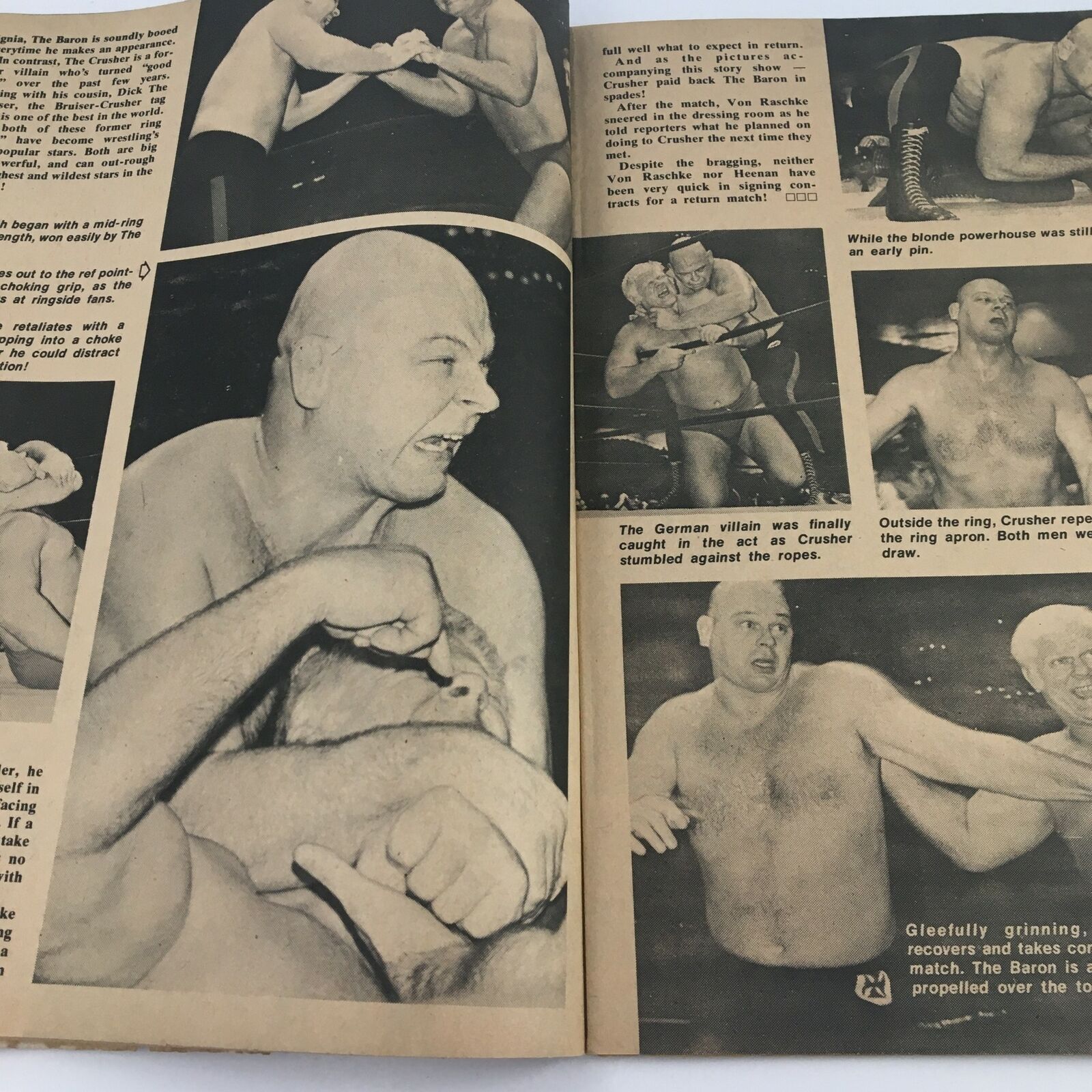 Wrestling Guide Magazine December 1974 Bobby Heenan & Luis Martinez, No Label