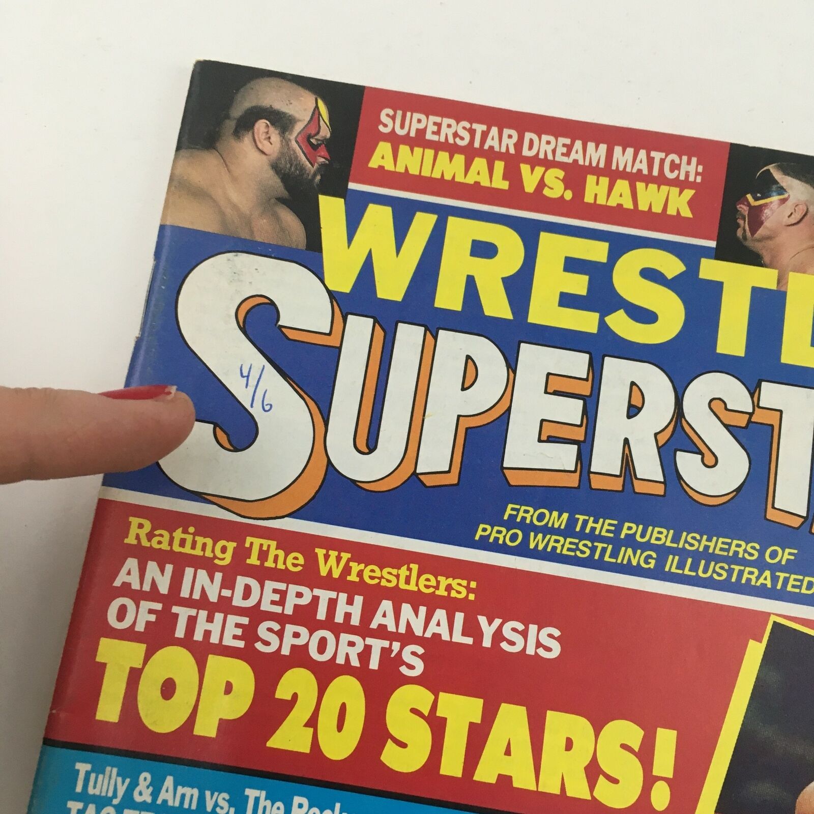 Wrestling Superstars Magazine Summer 1989 Hulk Hogan vs Ted DiBiase & JJ Dillon