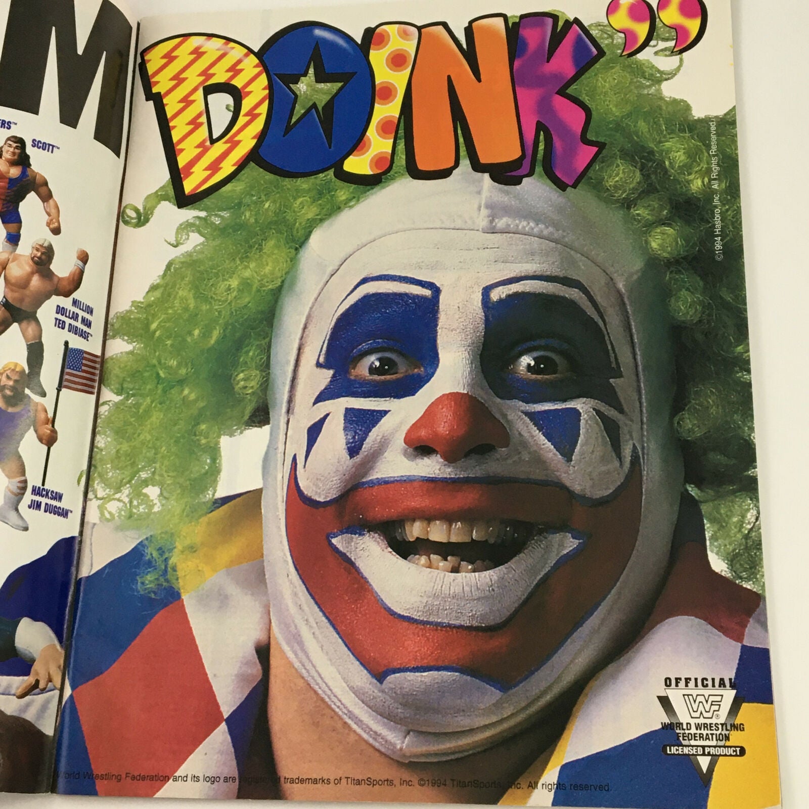 World Wrestling Federation Magazine December 1994 Doink The Clown,