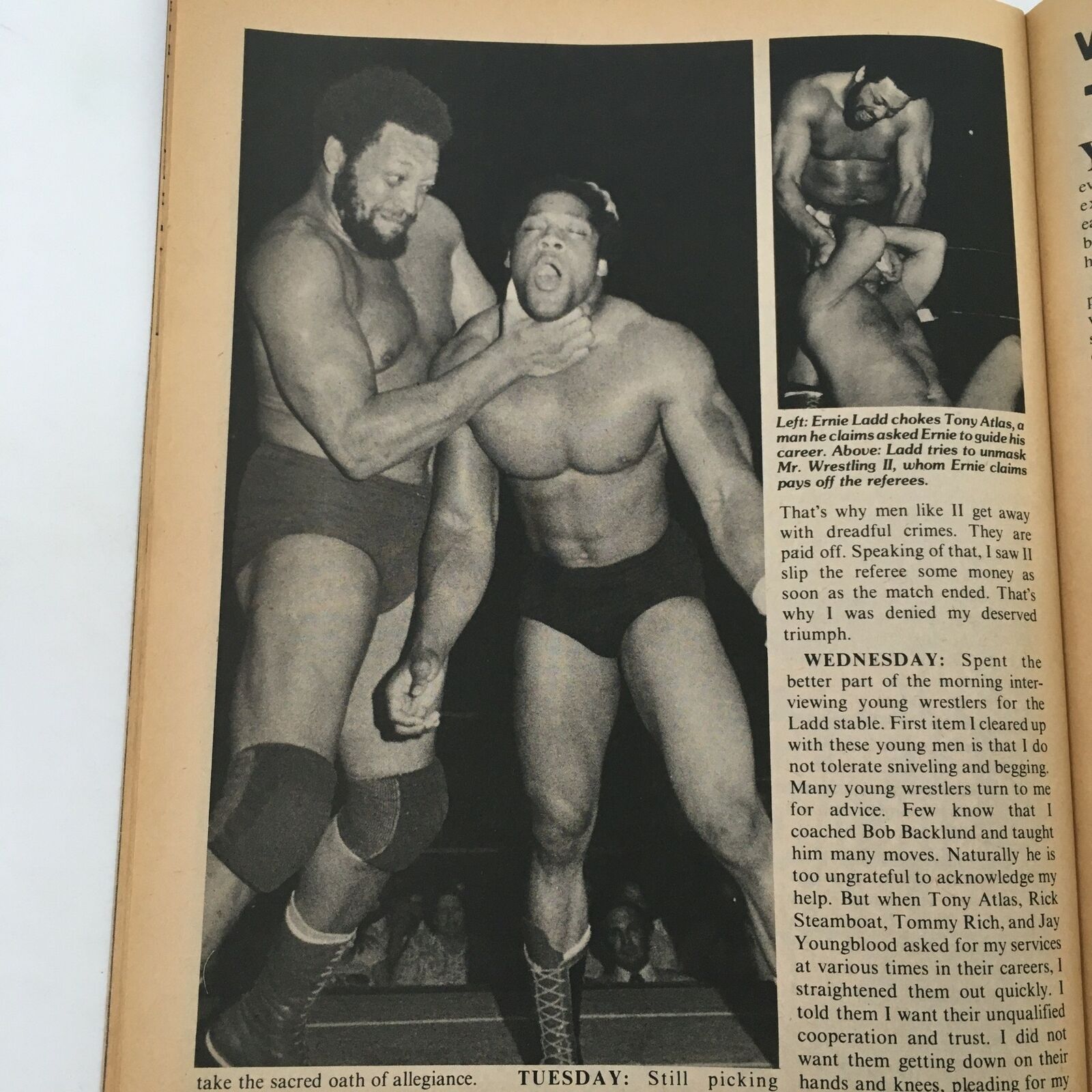 Pro Wrestling Illustrated Magazine July 1980 Ernie Ladd & Mr. Wrestler II Return