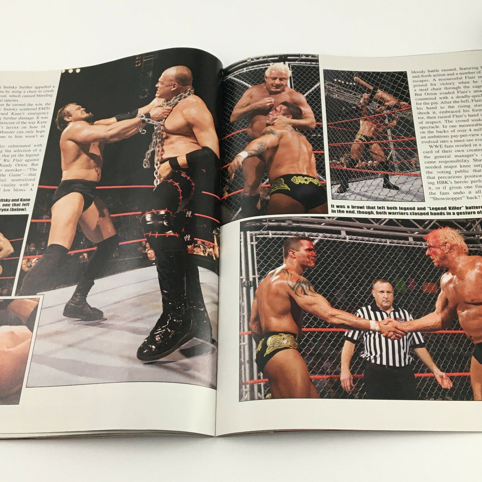 WWE Raw Magazine Holiday 2004 Triple H., Randy Orton,, No Label