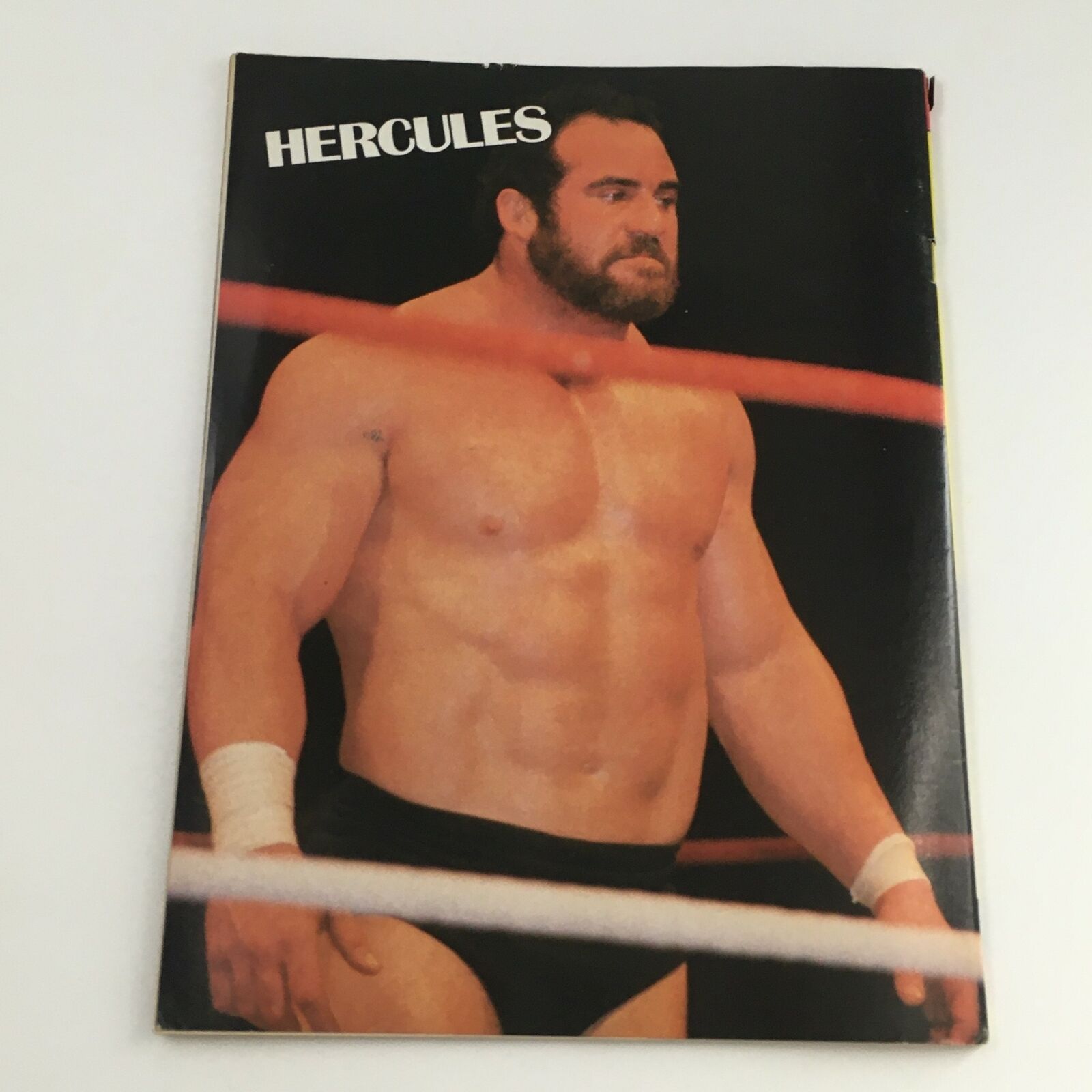 Cover page of Wrestling World Magazine June 1988, featuring wrestler Hercules in the wrestling ring.