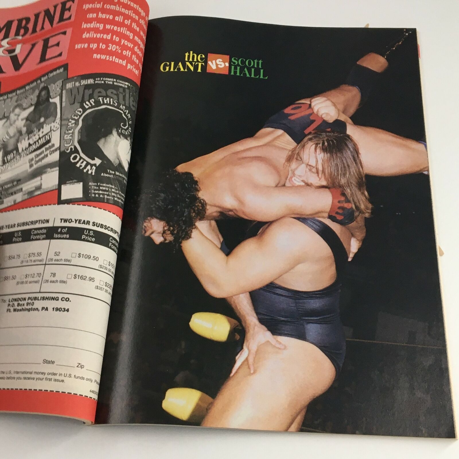 Wrestling Yearbook Winter 1997 The Undertaker Sting Kimberly, No Label no Poster