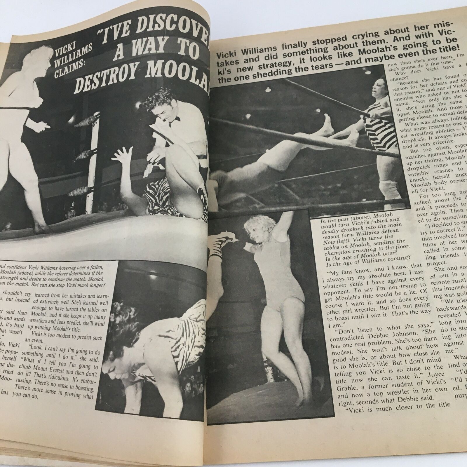 Inside Wrestling Magazine February 1974 Jack Brisco vs Terry Funk No Label