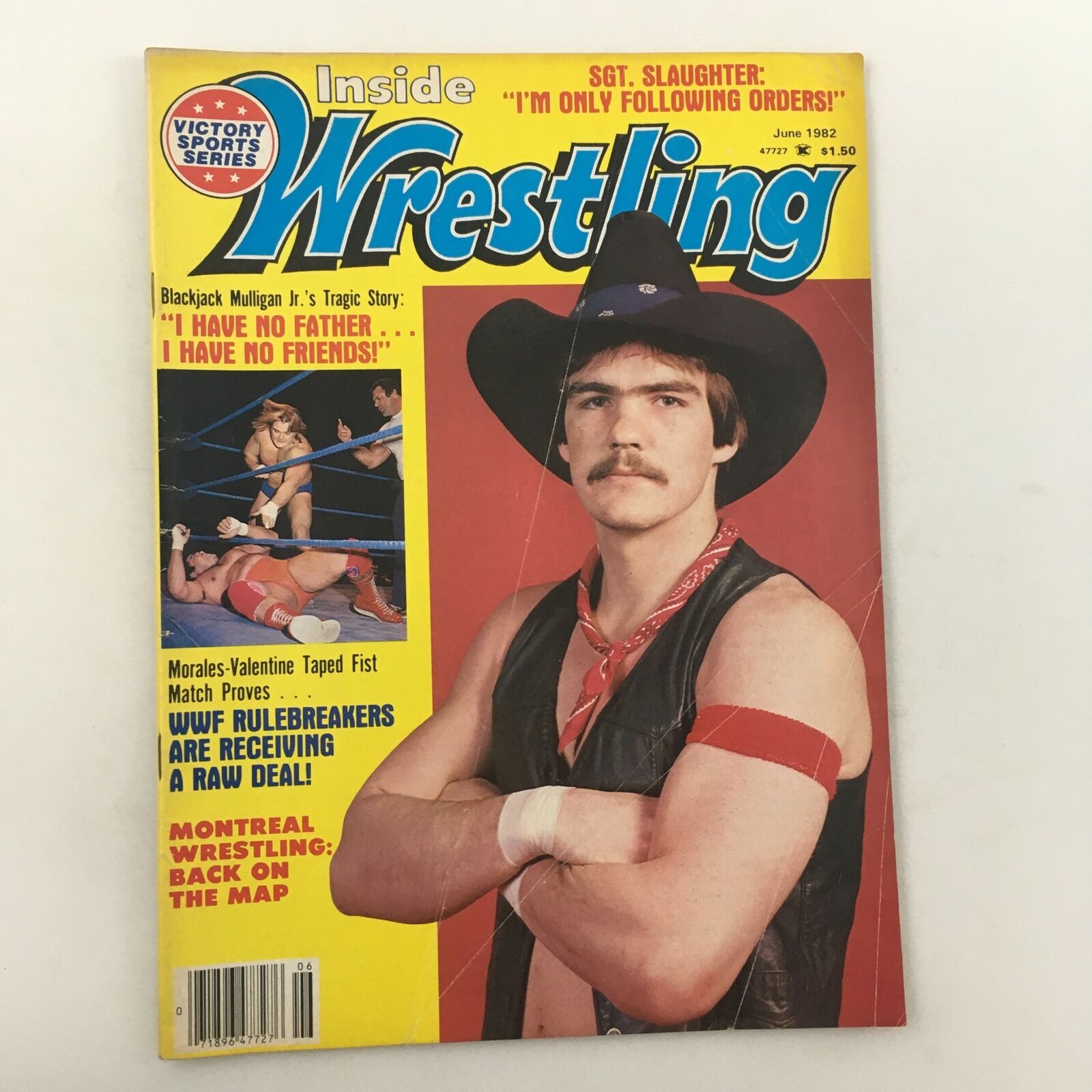 Inside Wrestling Magazine June 1982 Andre the Giant vs Harley Race Main Event