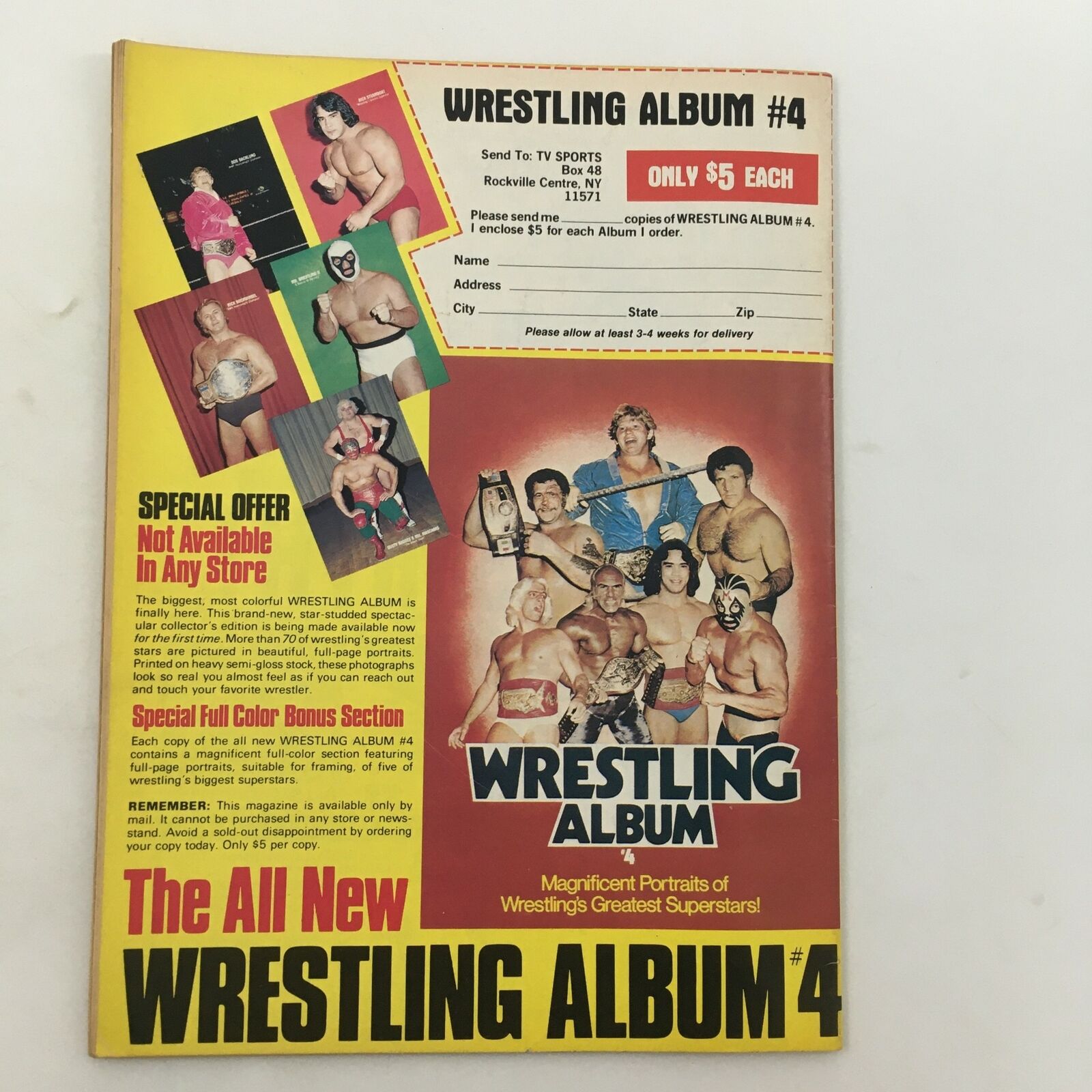 Inside Wrestling Magazine June 1982 Andre the Giant vs Harley Race Main Event