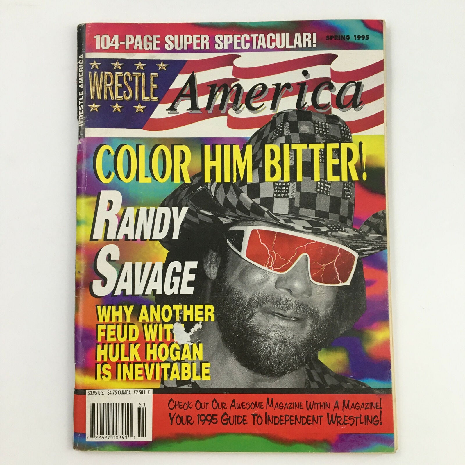 Wrestle America Magazine Spring 1995 Randy Savage, Hulk Hogan No Label