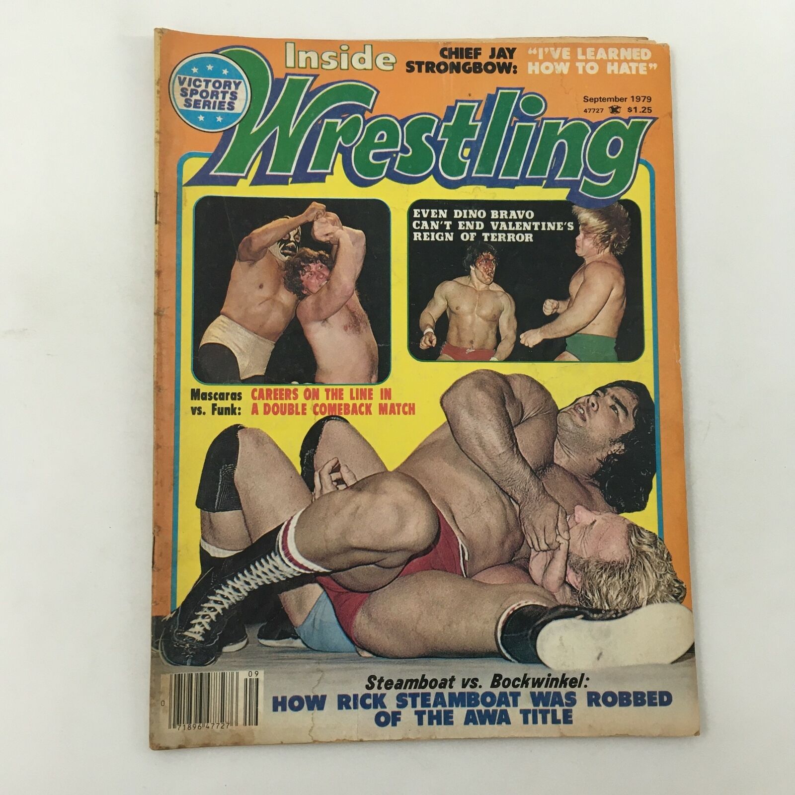 Inside Wrestling Magazine September 1979 Mil Mascaras vs Terry Funk, No Label