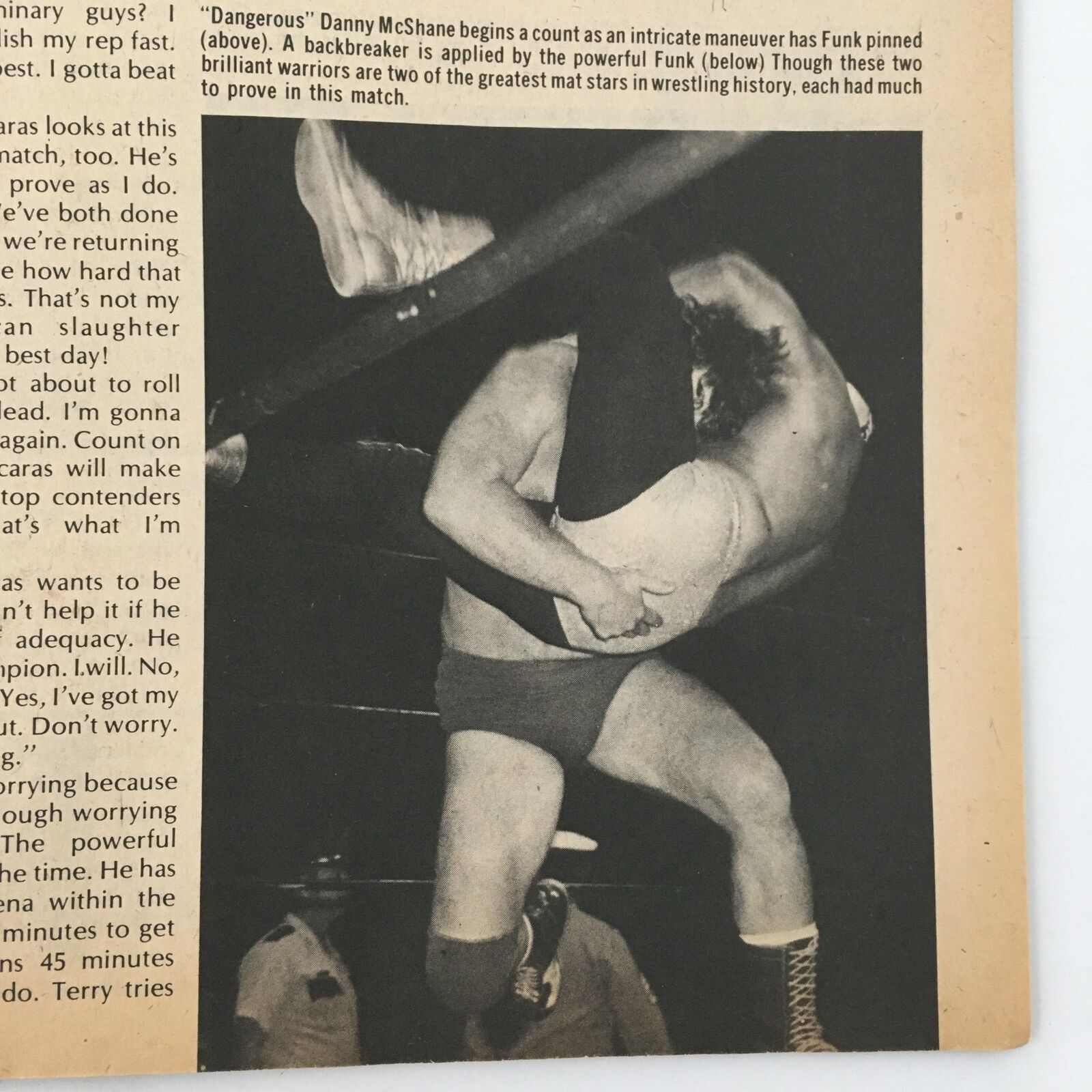 Inside Wrestling Magazine September 1979 Mil Mascaras vs Terry Funk, No Label