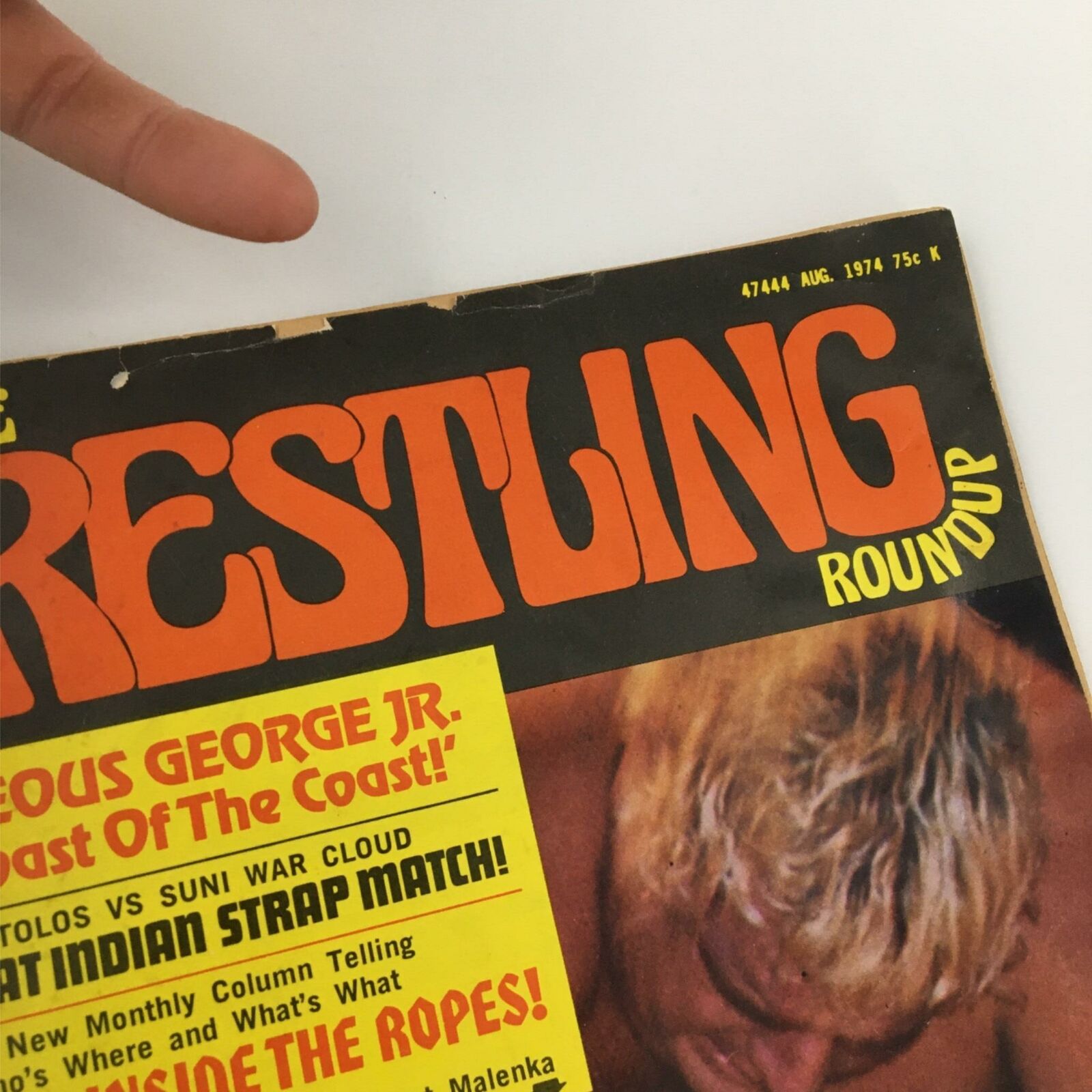 Complete Wrestlings Roundup Magazine August 1974 Gorgeous George Jr.