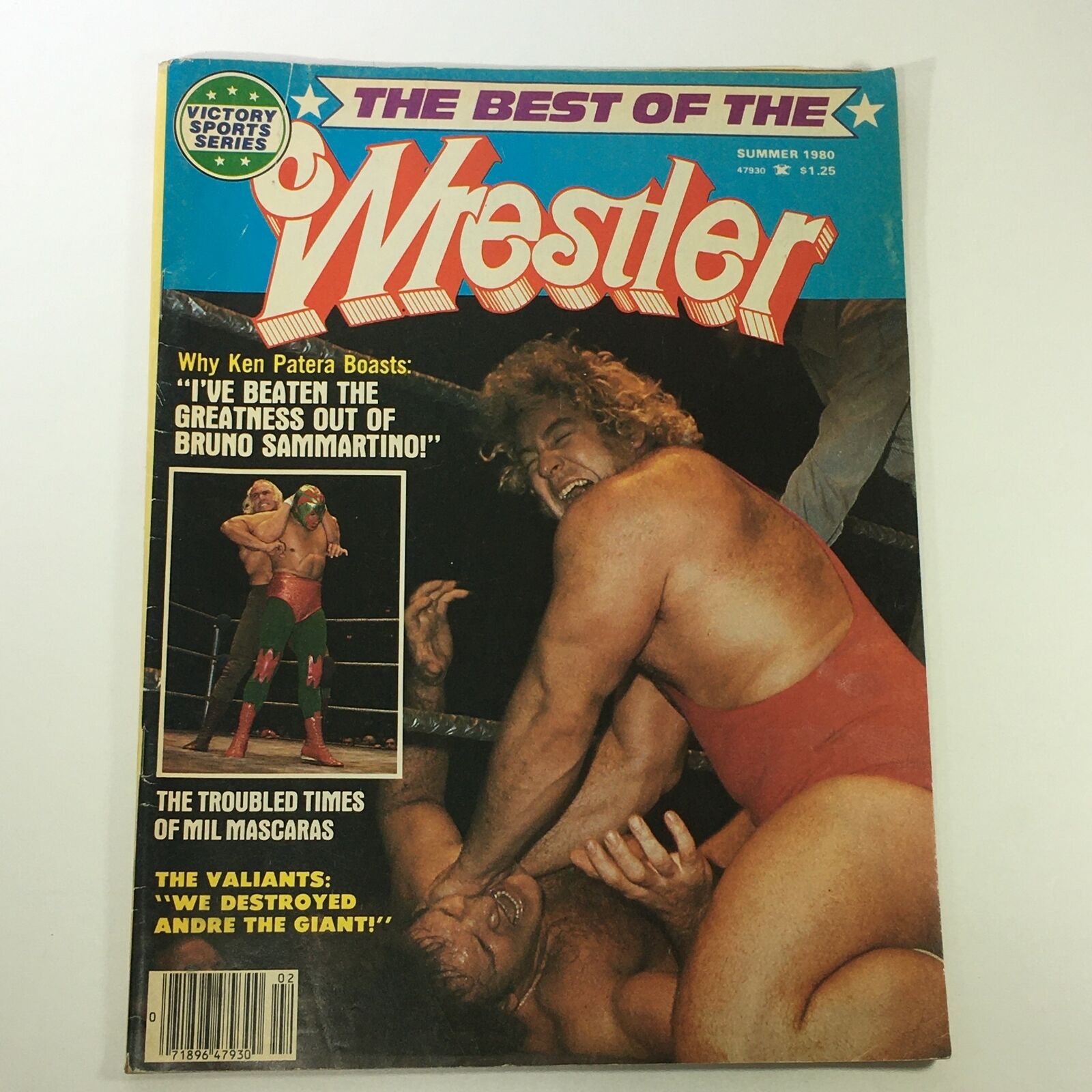 VTG Wrestler Magazine Summer 1980 - Ken Patera / Bruno Sammartino / Mil Mascaras