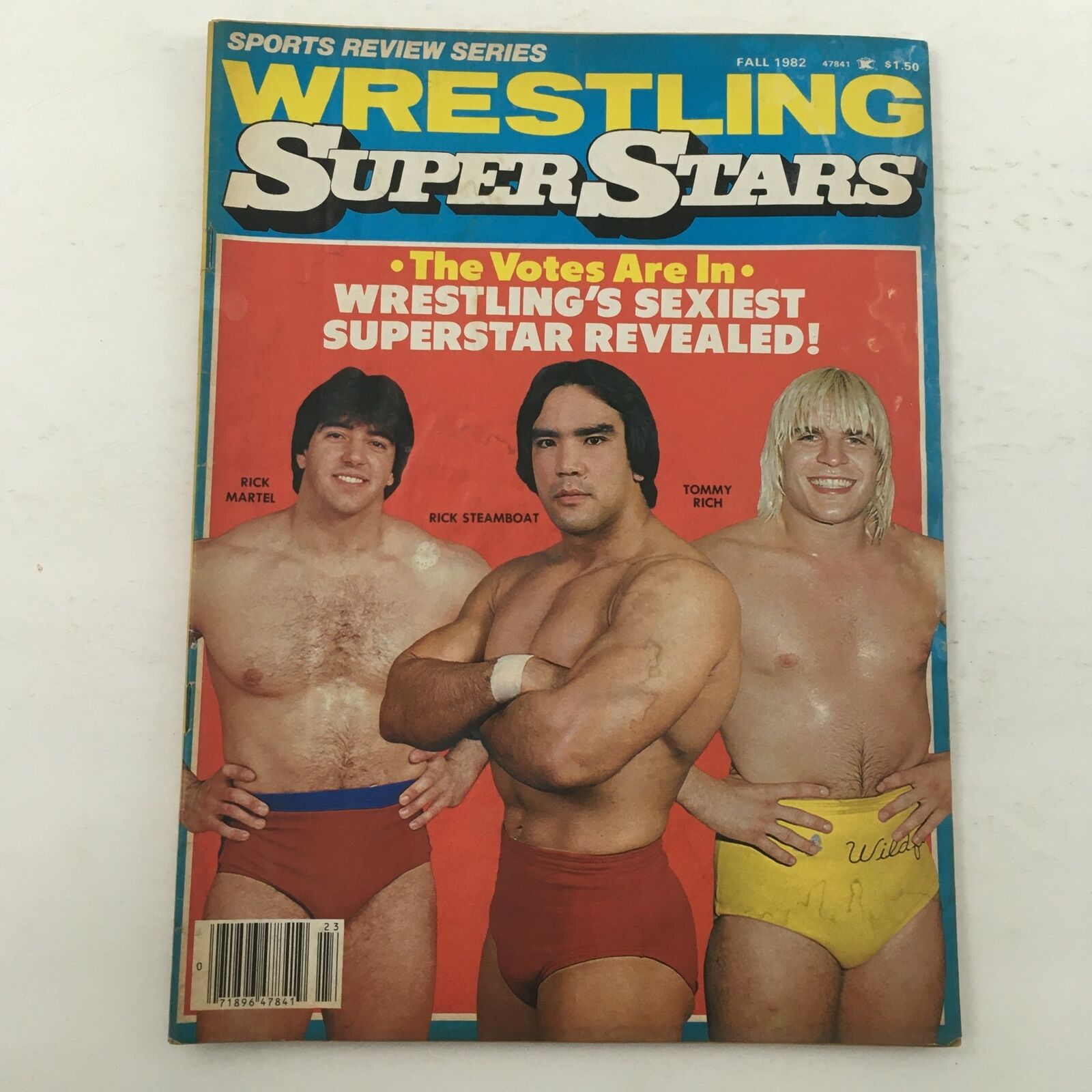 Wrestling Superstars Magazine Fall 1982 Hulk Hogan, Rick Martel & Tommy Rich