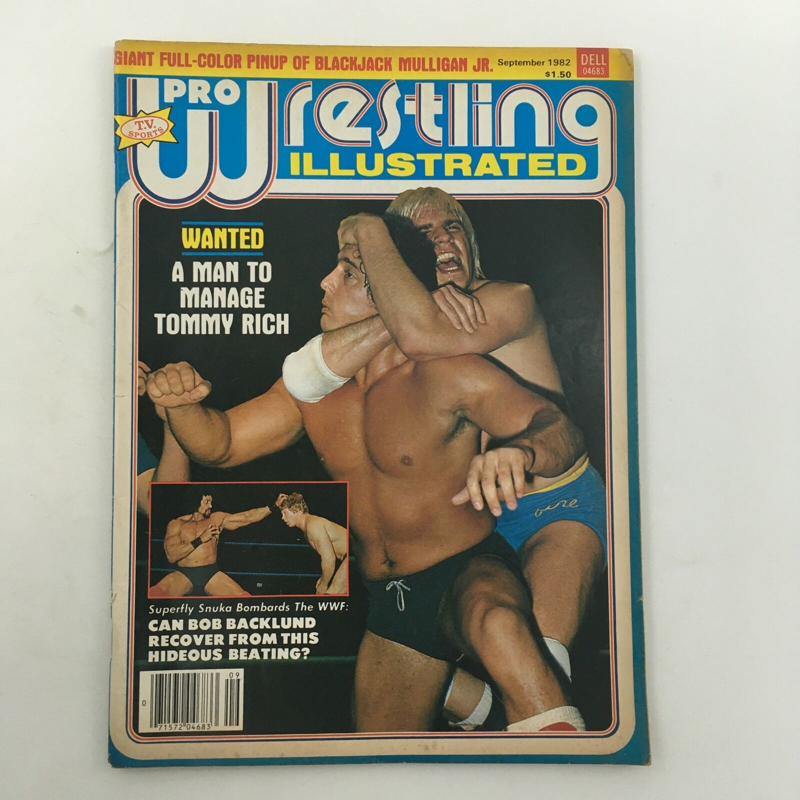 Pro Wrestling Illustrated Magazine September 1982 Jimmy Snuka Bombards WWF