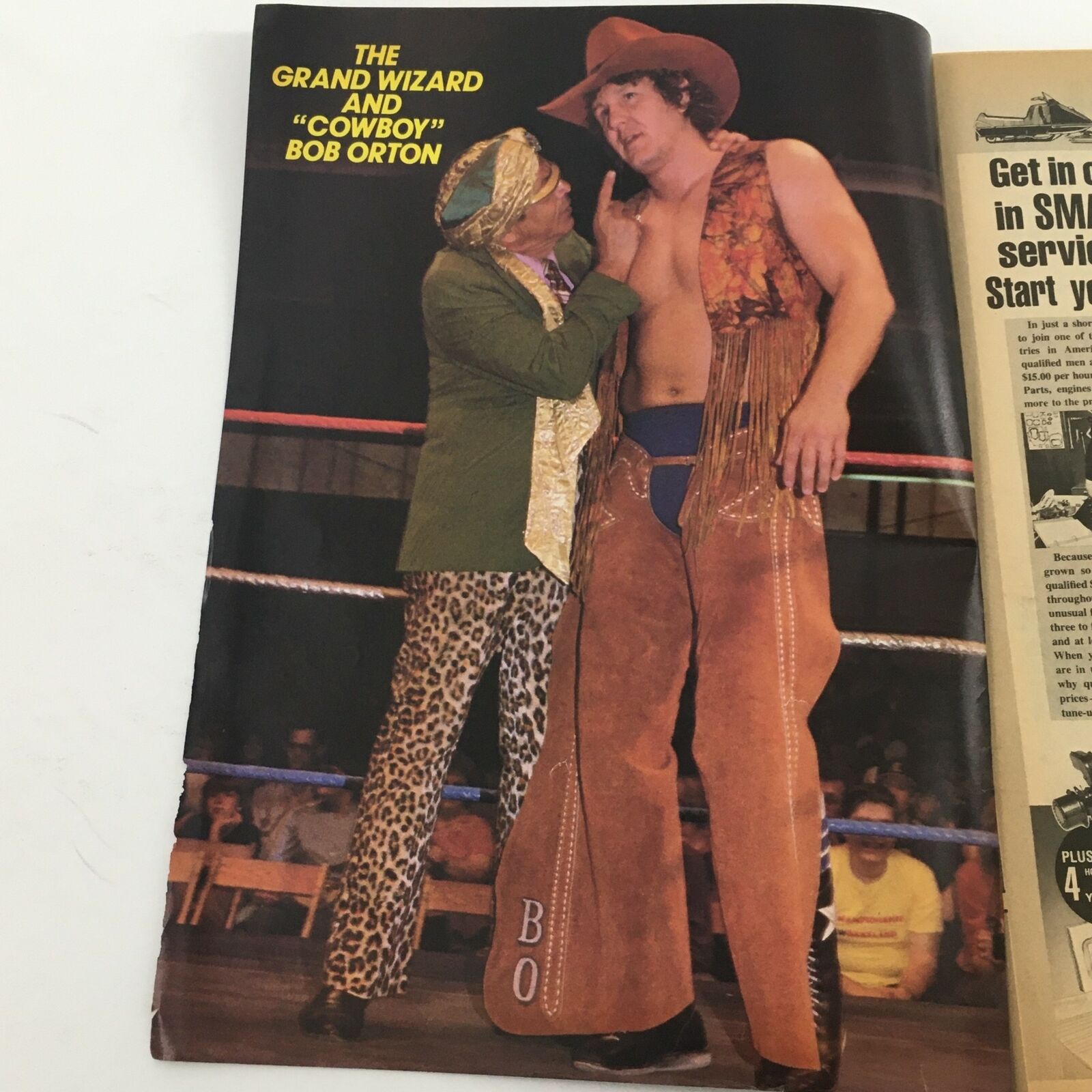 Wrestling World Magazine Winter 1982 Billy Graham Return and Harley Face Feature