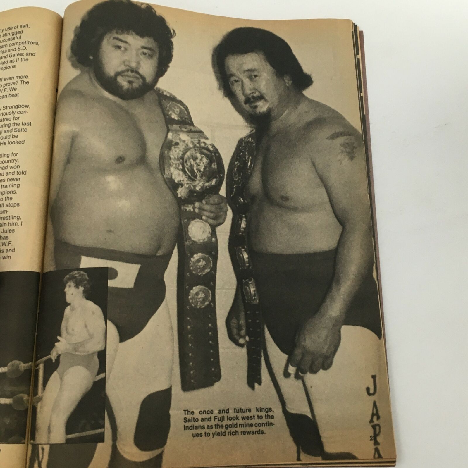 Wrestling World Magazine Winter 1982 Billy Graham Return and Harley Face Feature