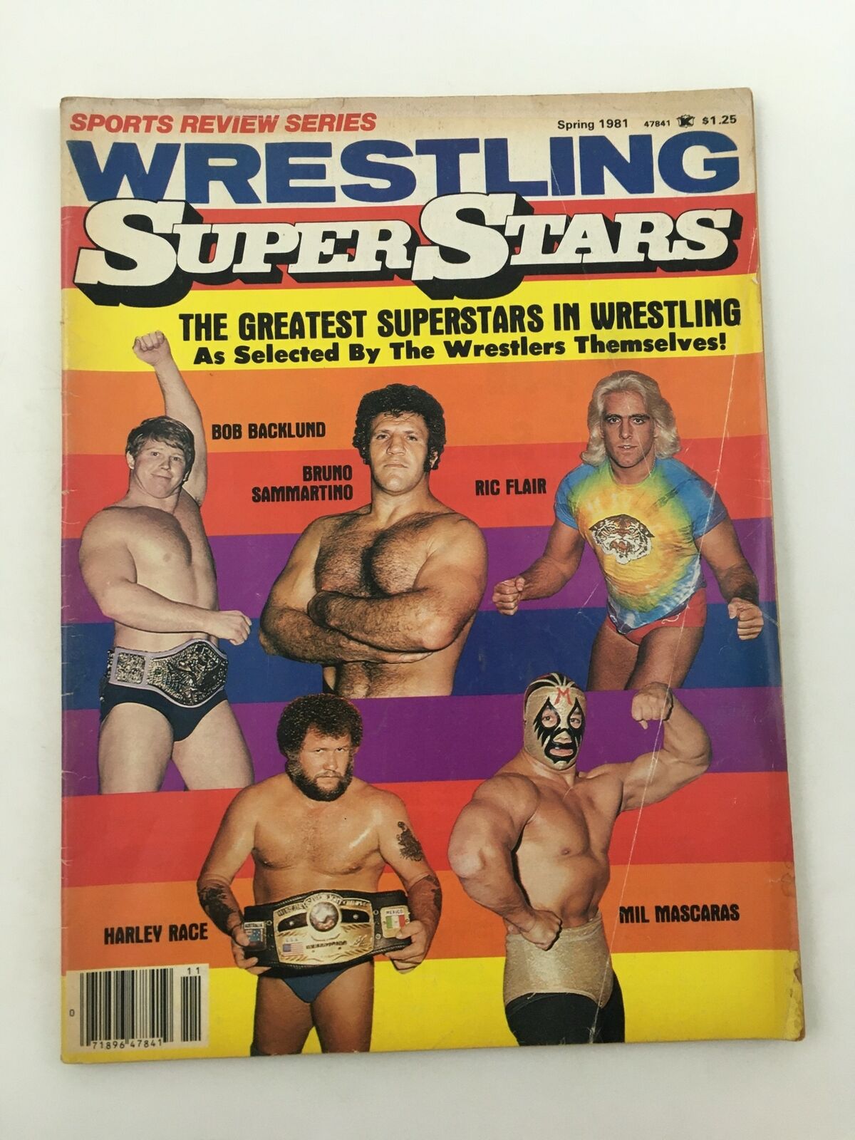 Wrestling Super Stars Magazine Spring 1981 Andre the Giant & Ric Flair Feature