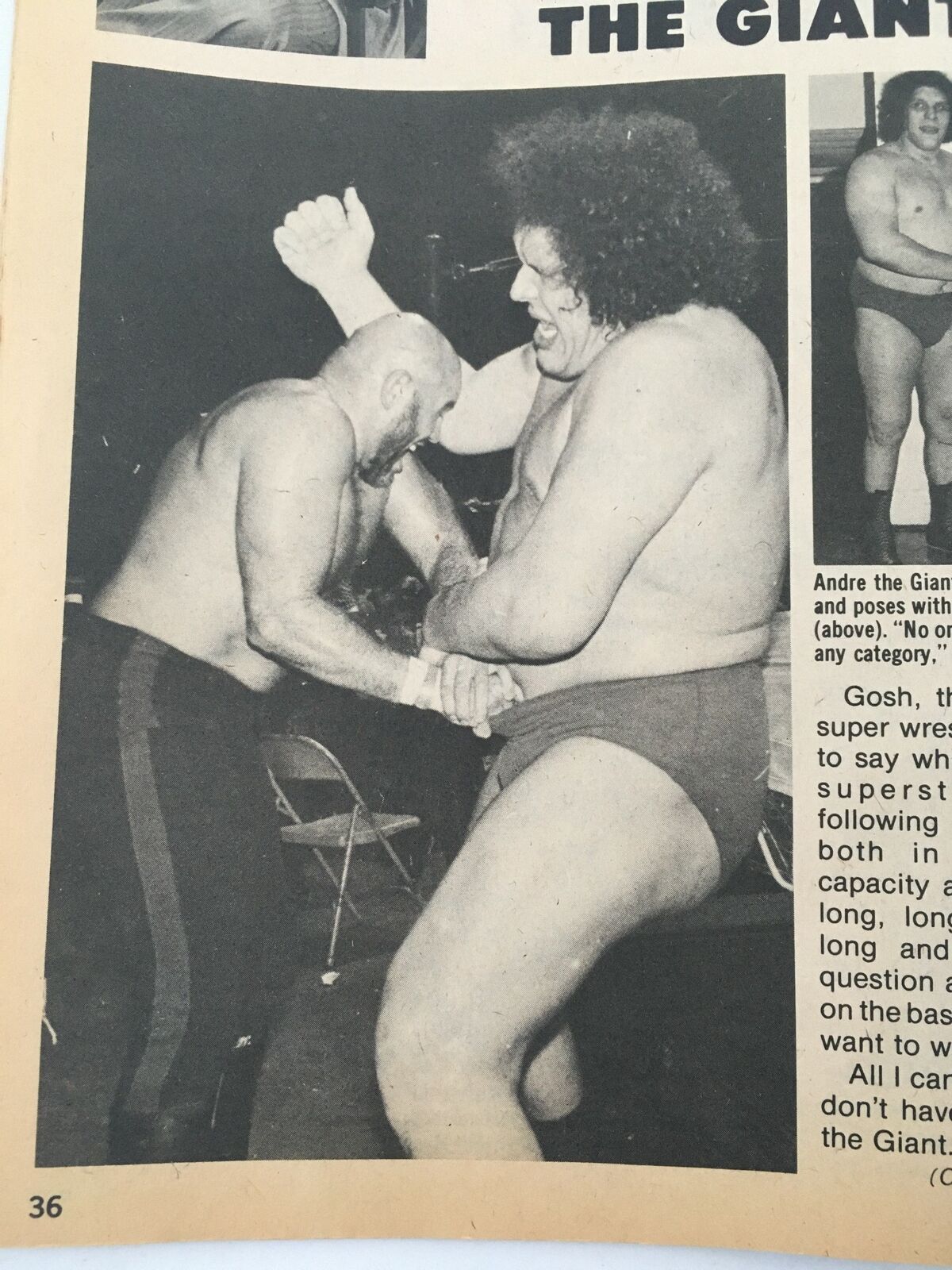 Spring West Andre Wrestling Super Stars Magazine Spring 1981 Andre the Giant & Ric Flair