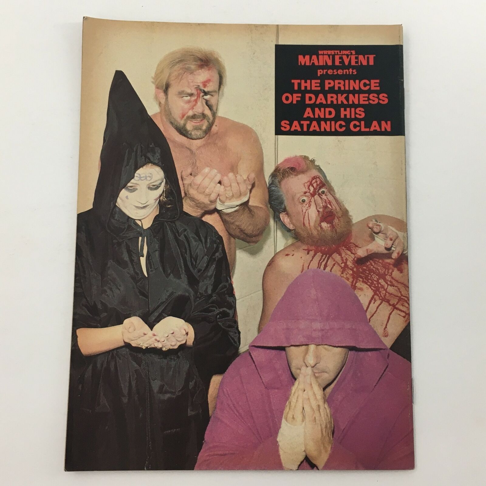 Wrestling's Main Event Magazine May 1985 Jimmy Garvin and Sgt. Slaughter Feature