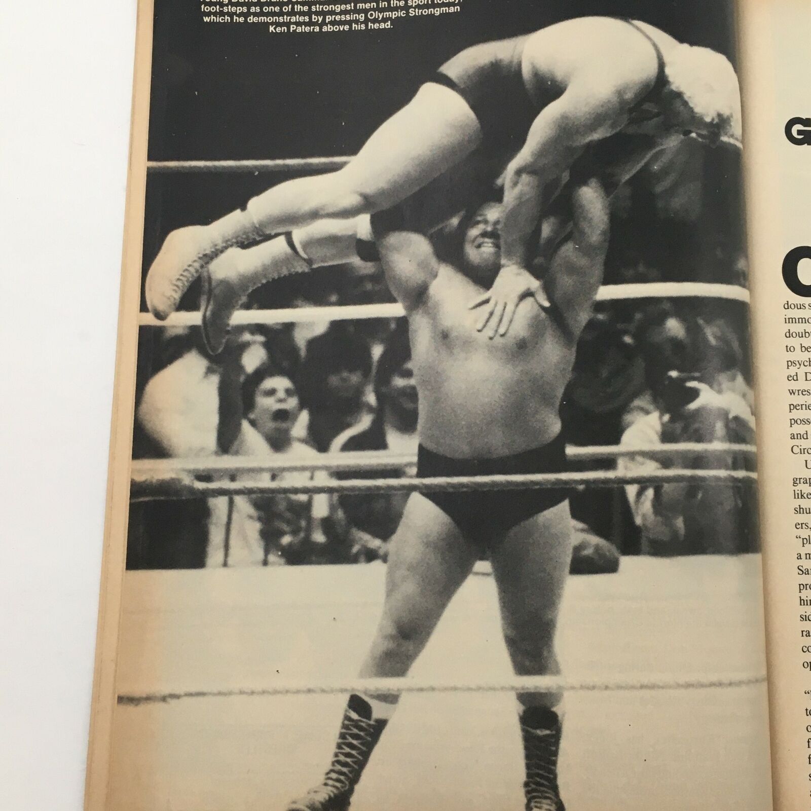 Wrestling's Main Event Magazine May 1985 Jimmy Garvin and Sgt. Slaughter Feature