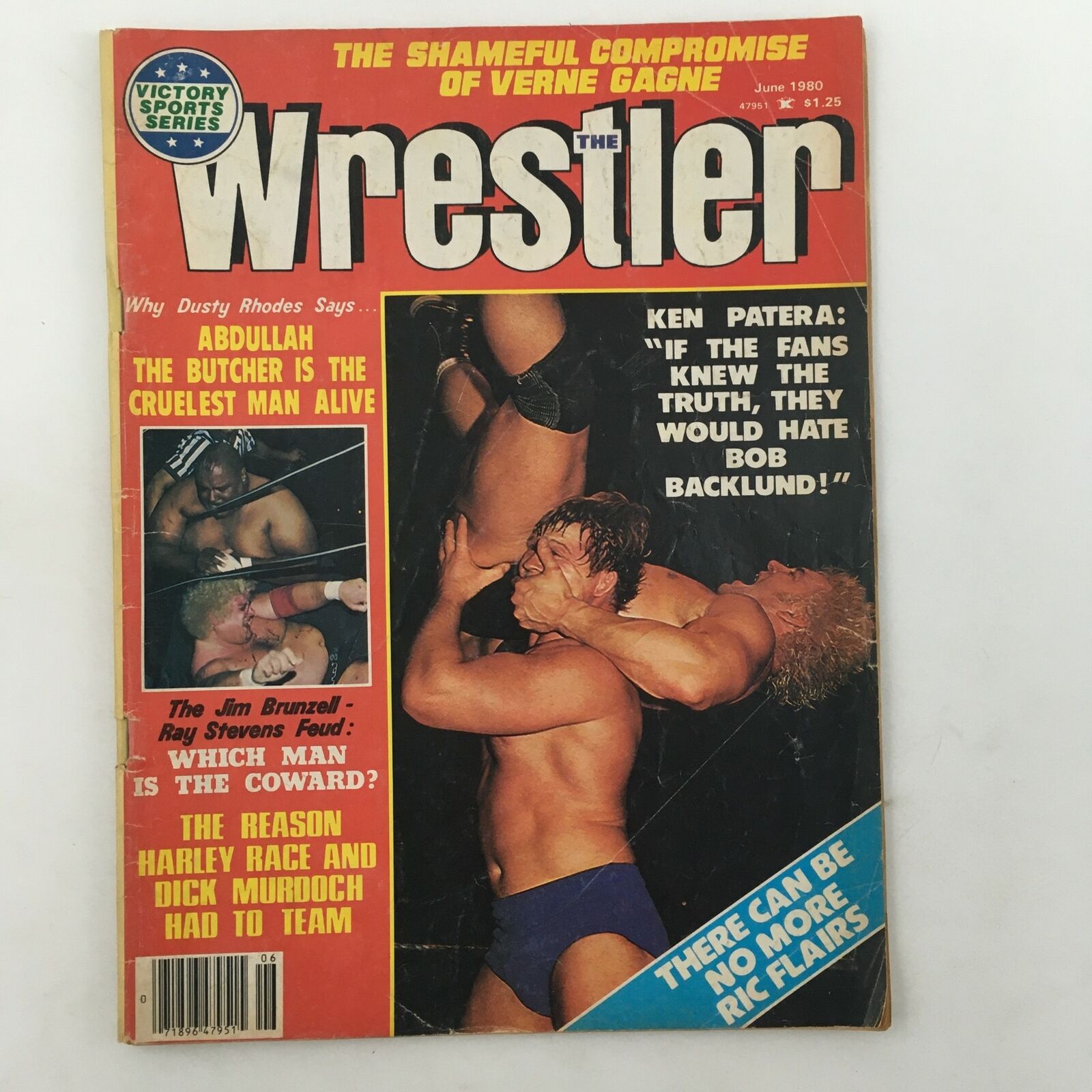 WWF The Wrestler Magazine June 1980 Harley Race and Dick Murdock Team Up